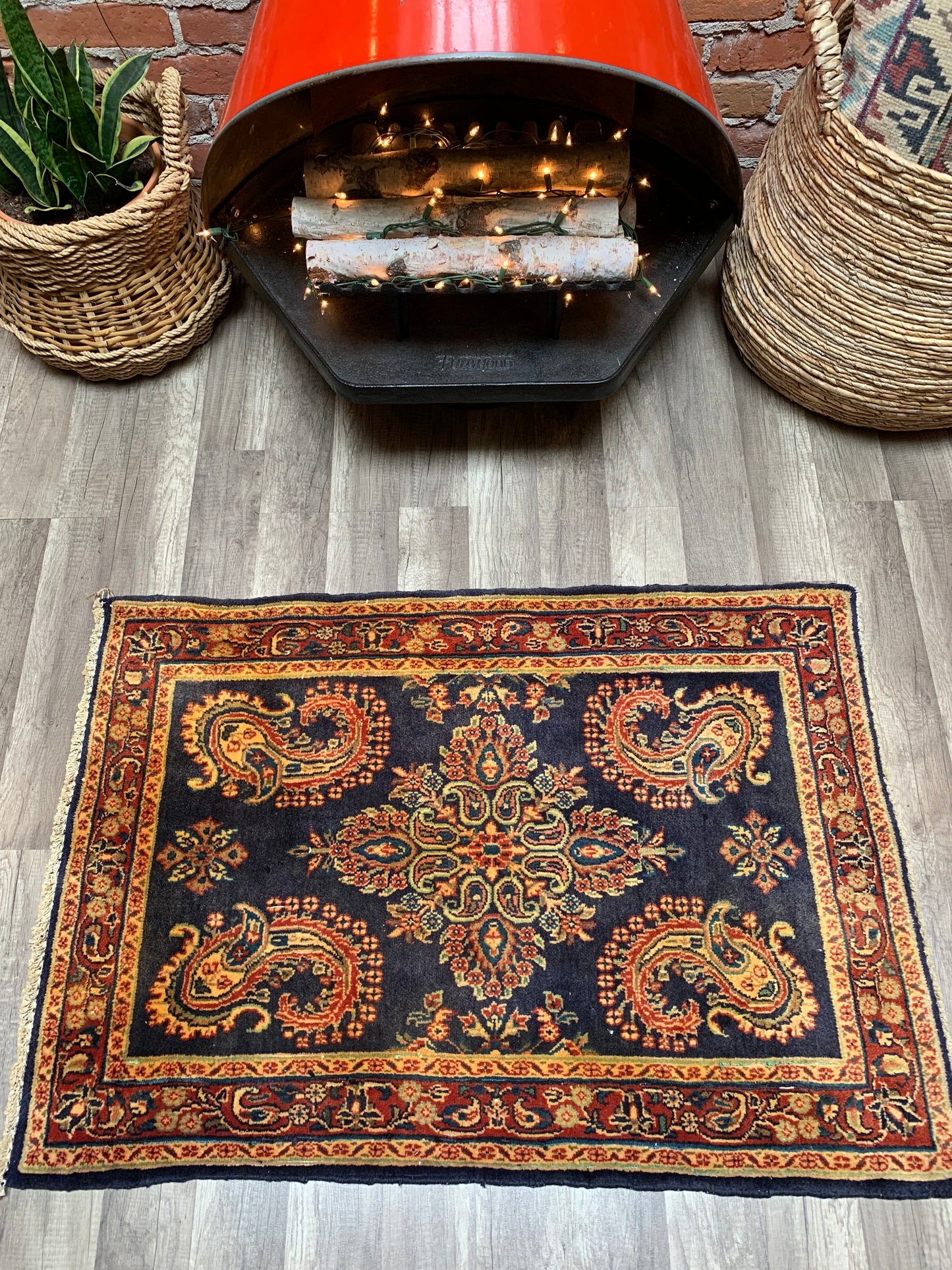 Vintage Persian Area Rug No. A1171 - 2.4' x 3.5'