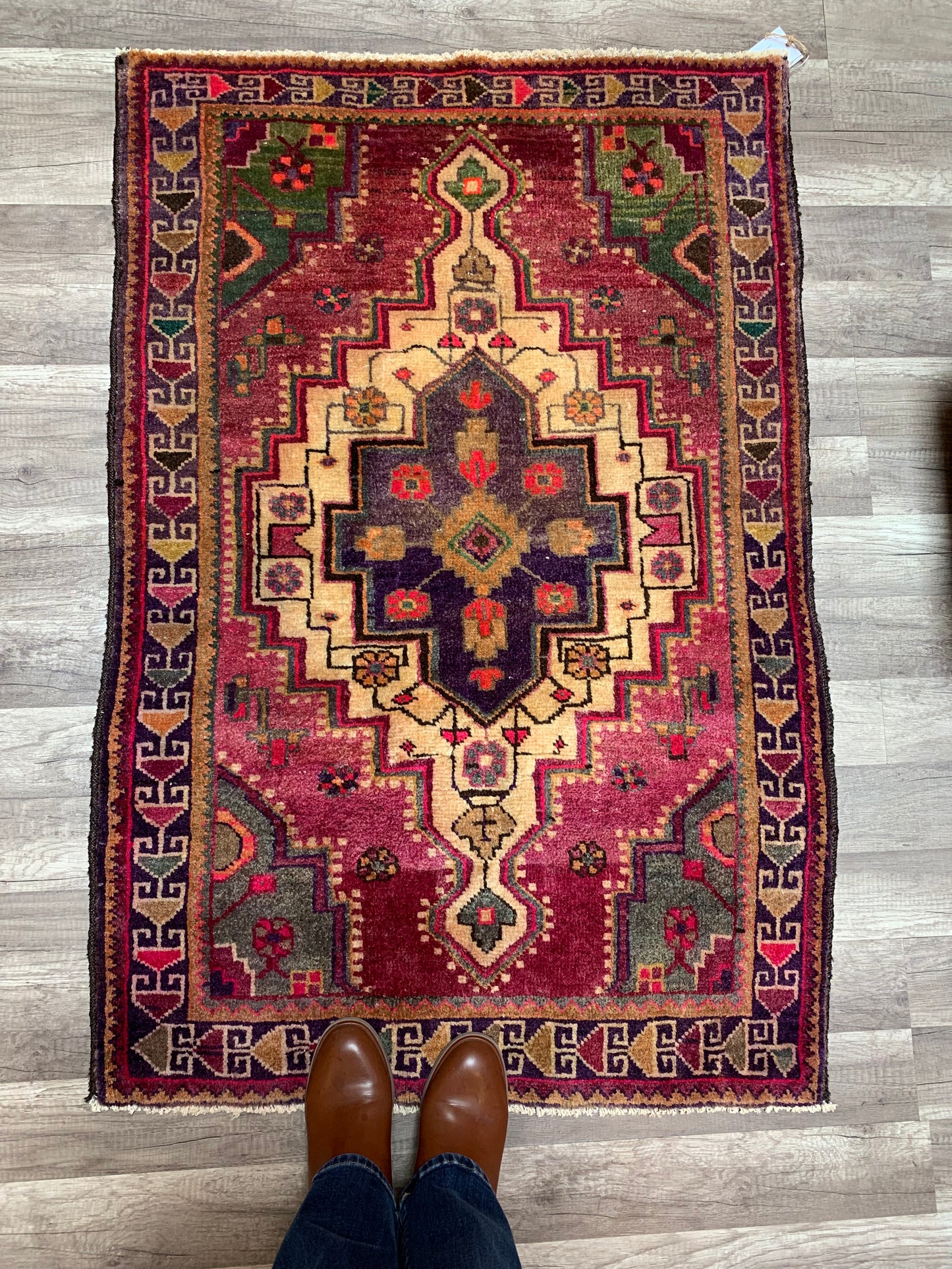 Vintage Persian Area Rug No. A1170 - 2.8' x 4.3'