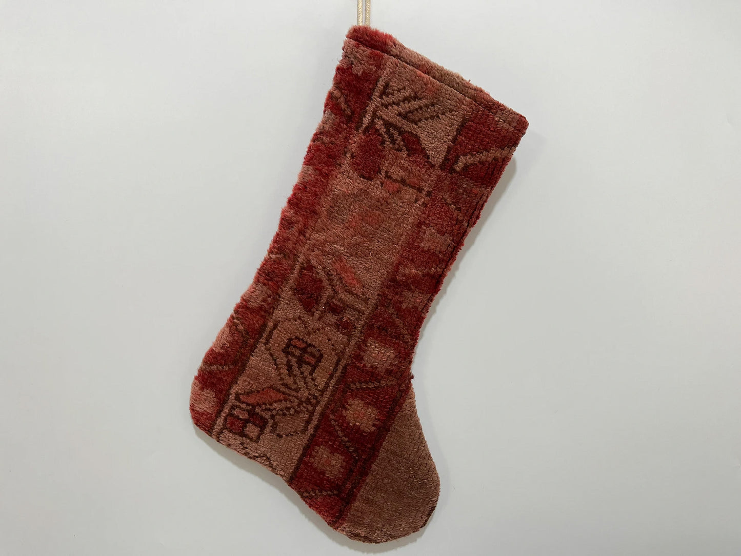 No. S156 - Vintage Turkish Rug Holiday Stocking