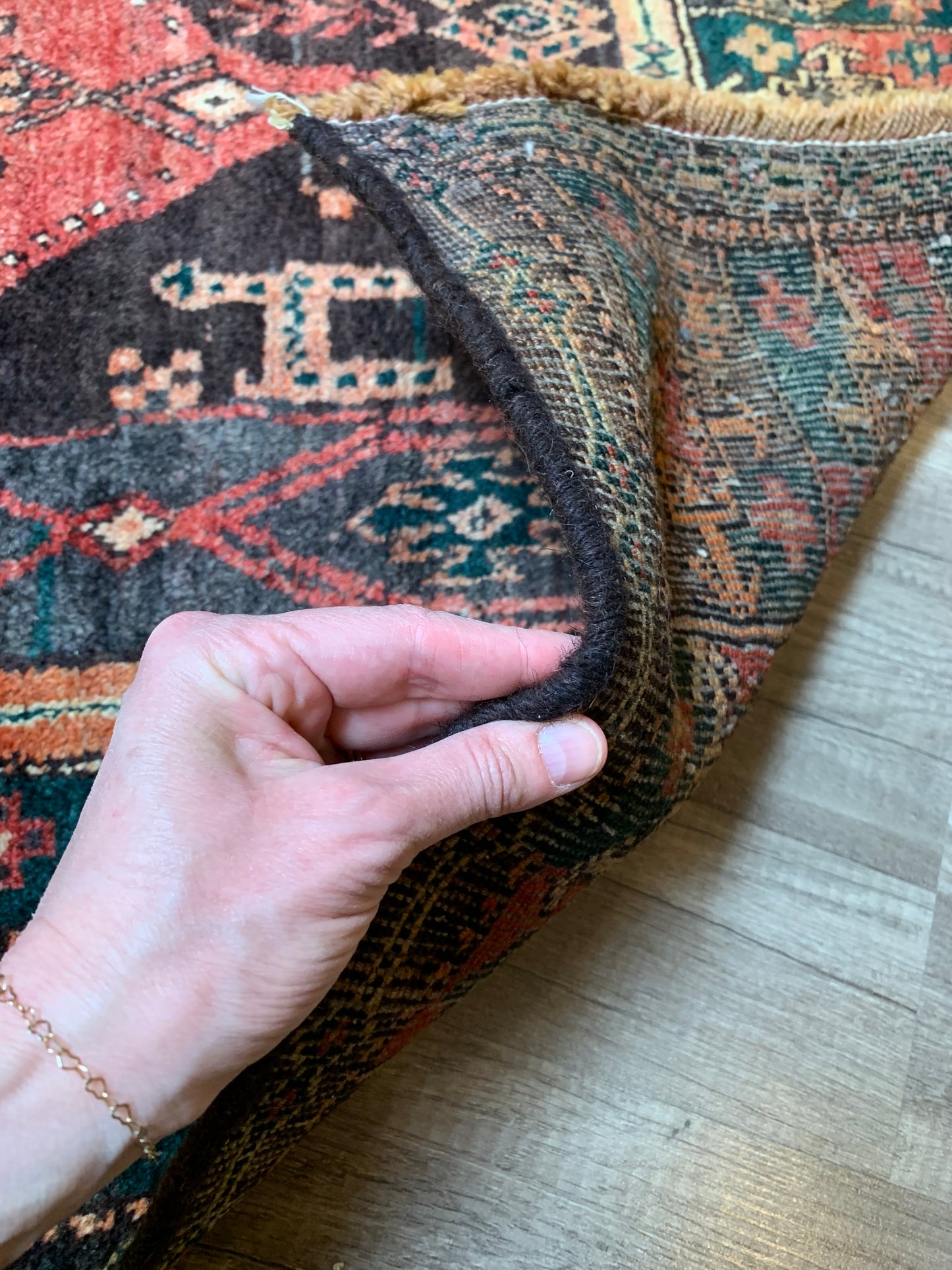 Vintage Persian Area Rug No. A1176 - 4.1' x8.1'