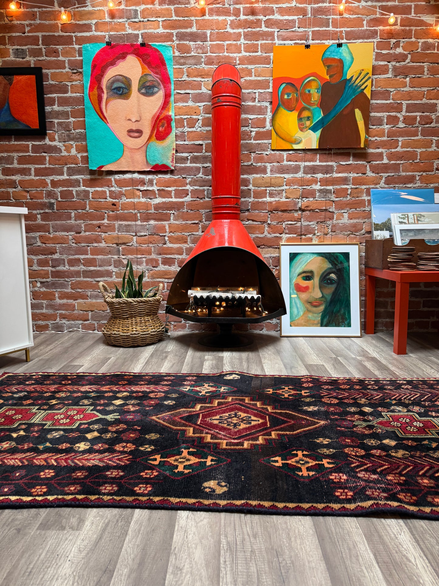 Vintage Persian Area Rug No. A1187 - 3.3'x7'