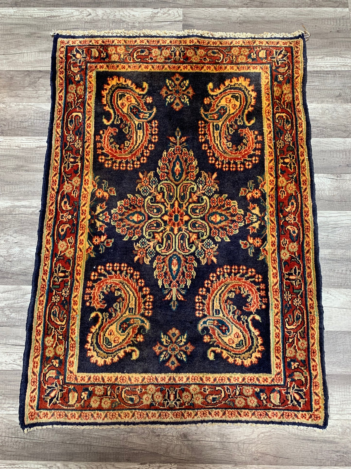 Vintage Persian Area Rug No. A1171 - 2.4' x 3.5'