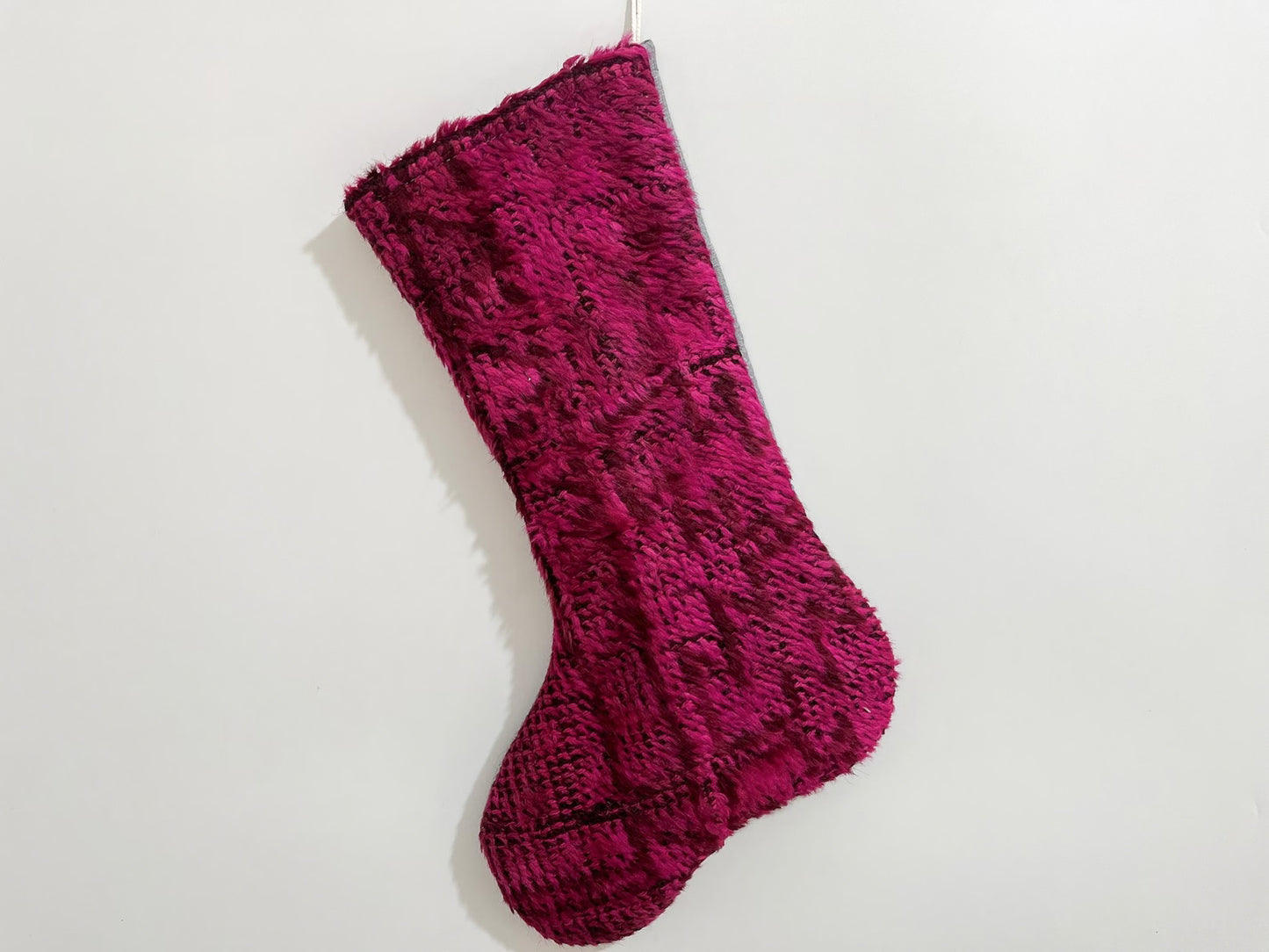 No. S133 - Vintage Turkish Rug Holiday Stocking