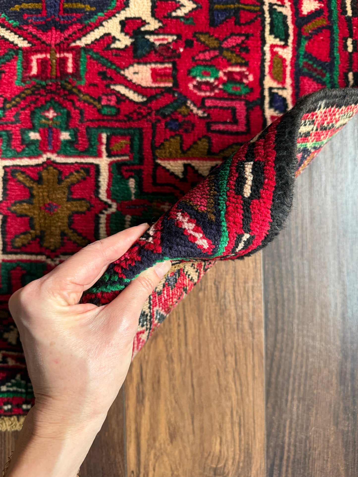 Vintage Persian Karajeh Mini Rug 2.1’x2.9' - No. 712