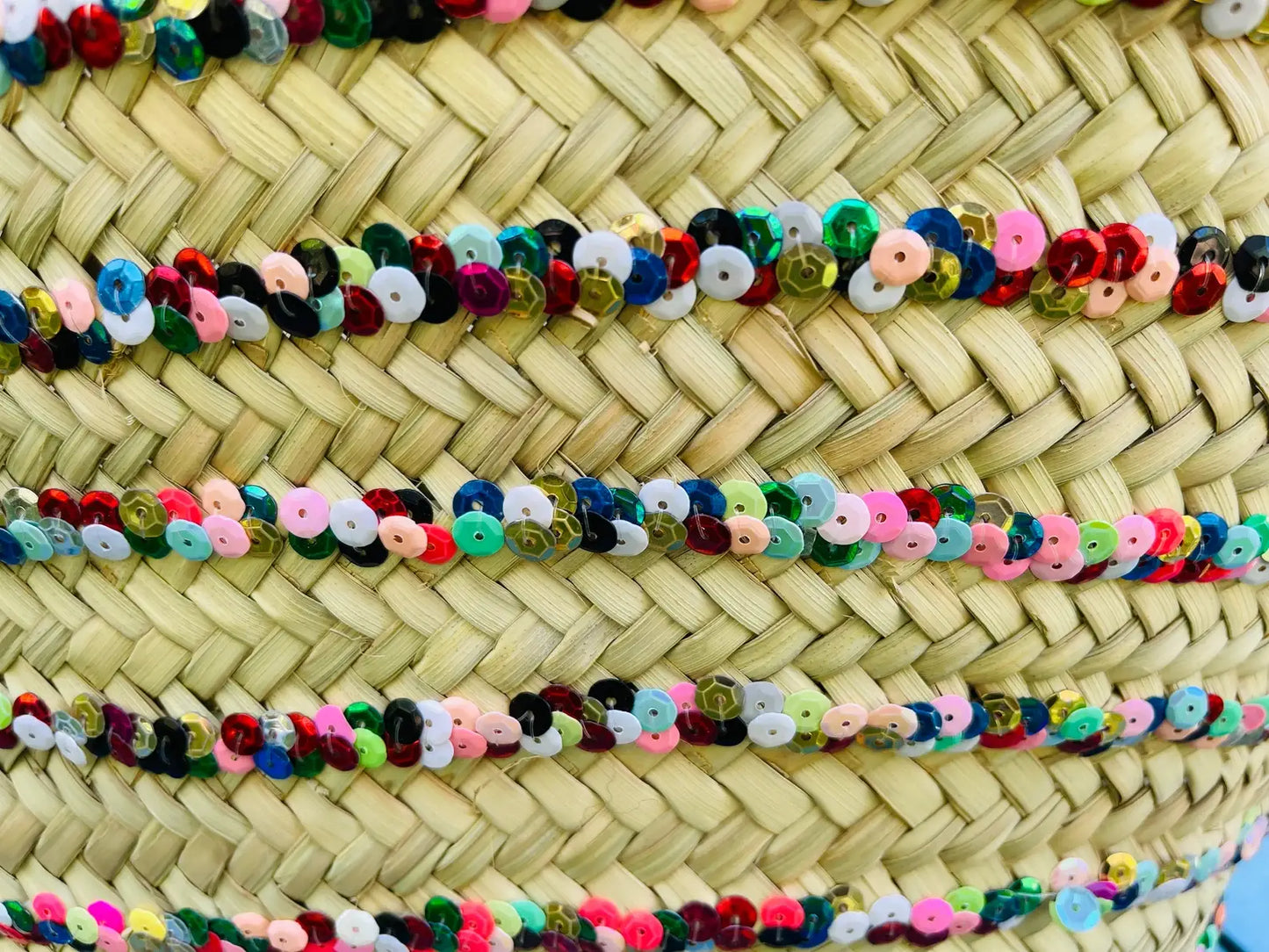 Trendy straw bags , straw beach bag, Leather handle