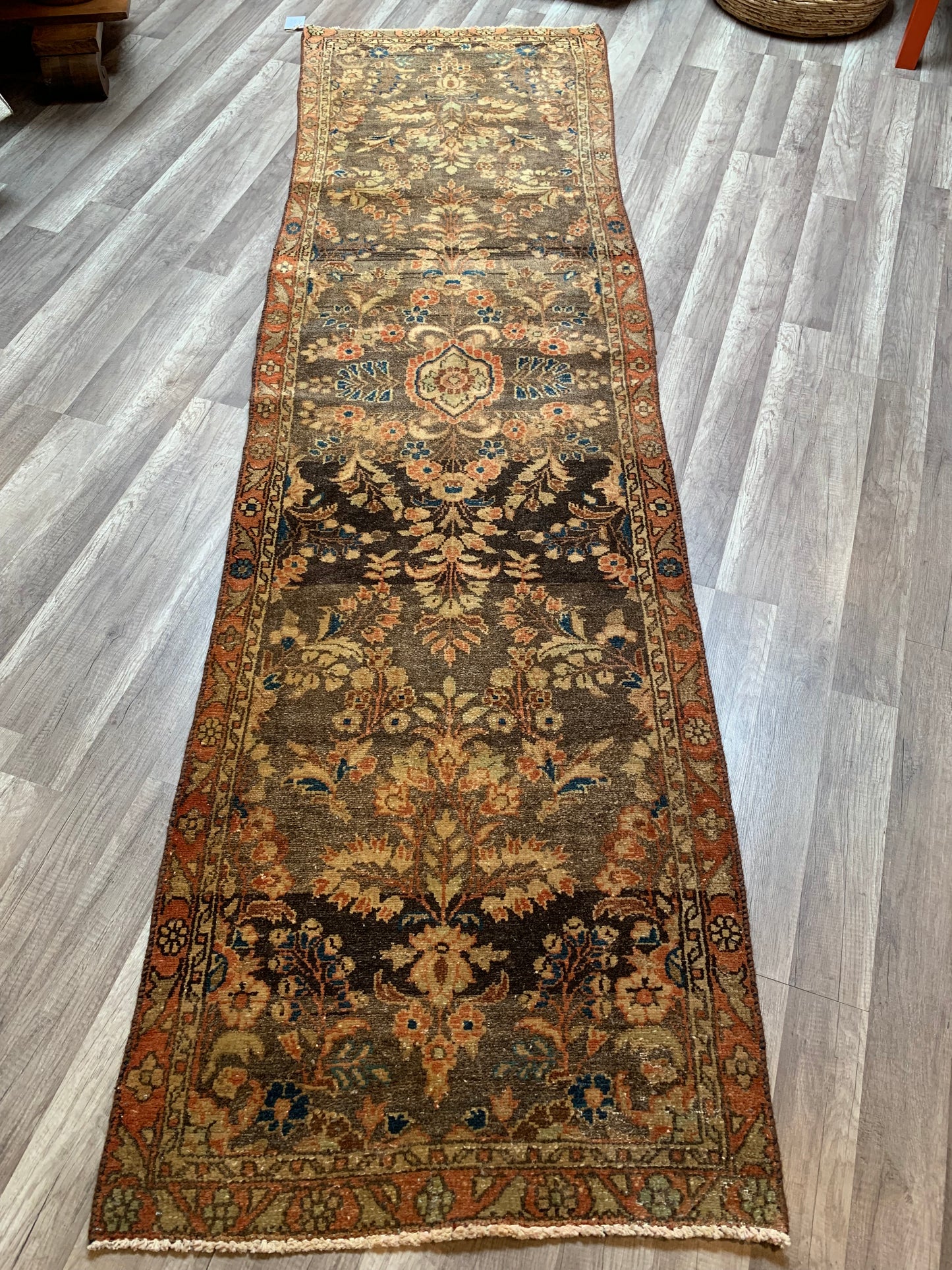 Vintage Persian Runner Rug No. R1172 - 2.7' x 9.3'