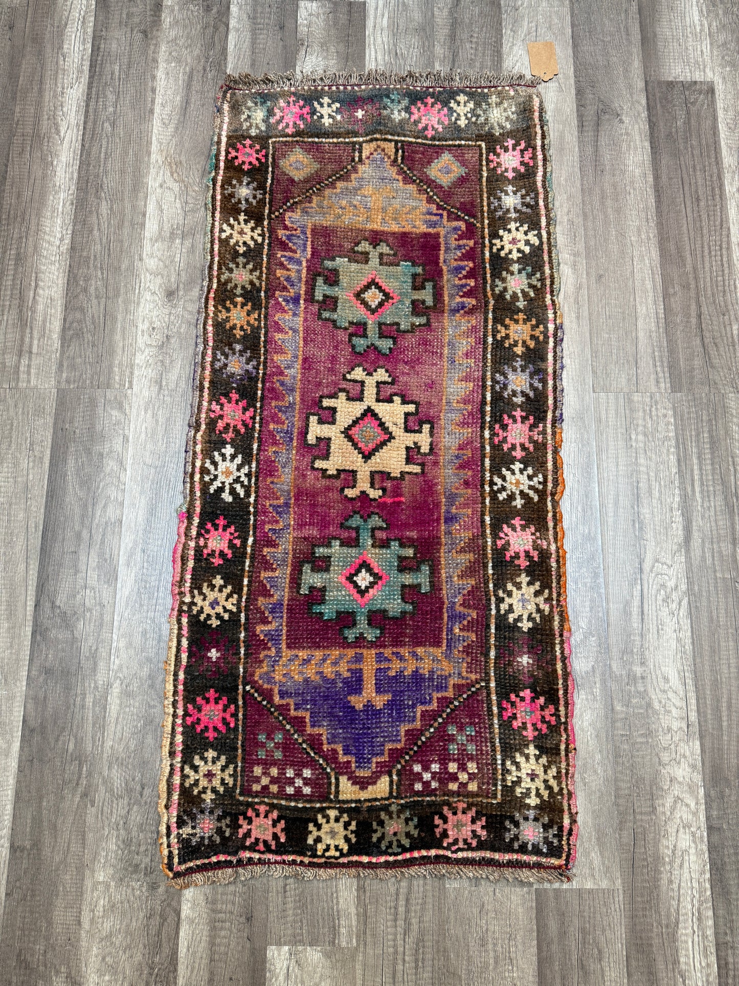 Vintage Turkish Mini Rug 1.6’x3.5' - No. 700