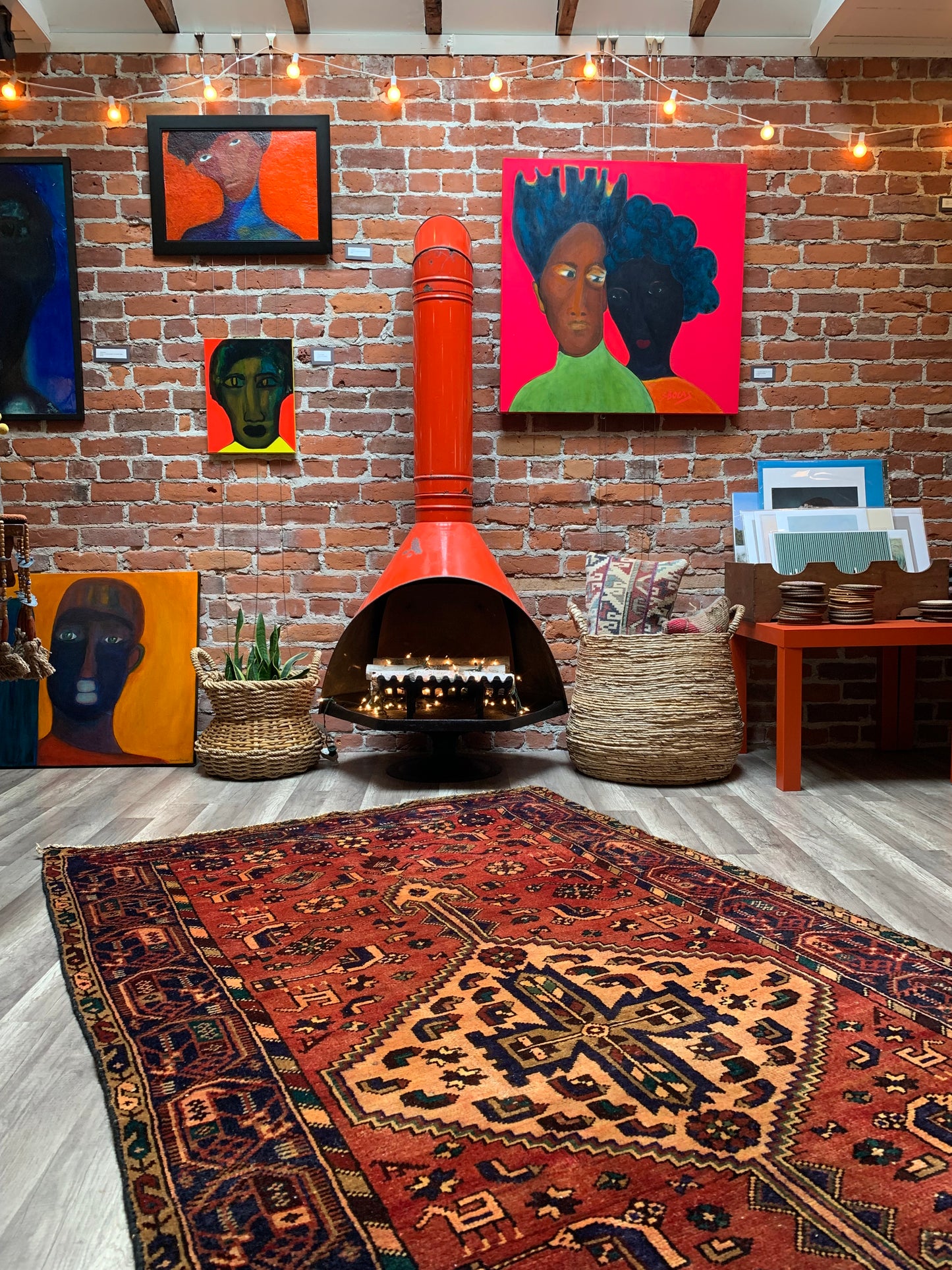 Vintage Persian Area Rug No. A1175 - 4.3' x7.9'