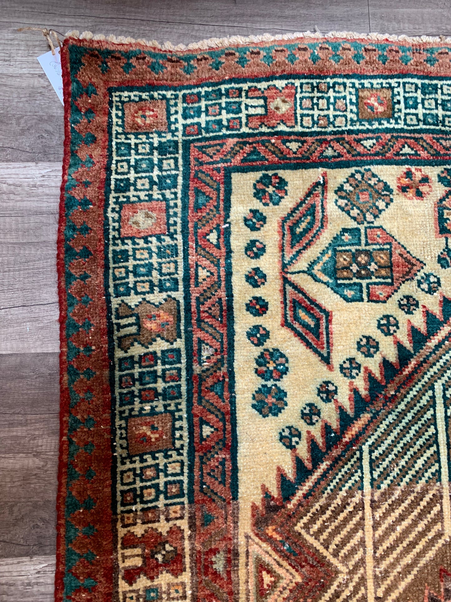 Reserved for Kendall - Vintage Persian Area Rug No. A1174 - 3' x5.2'