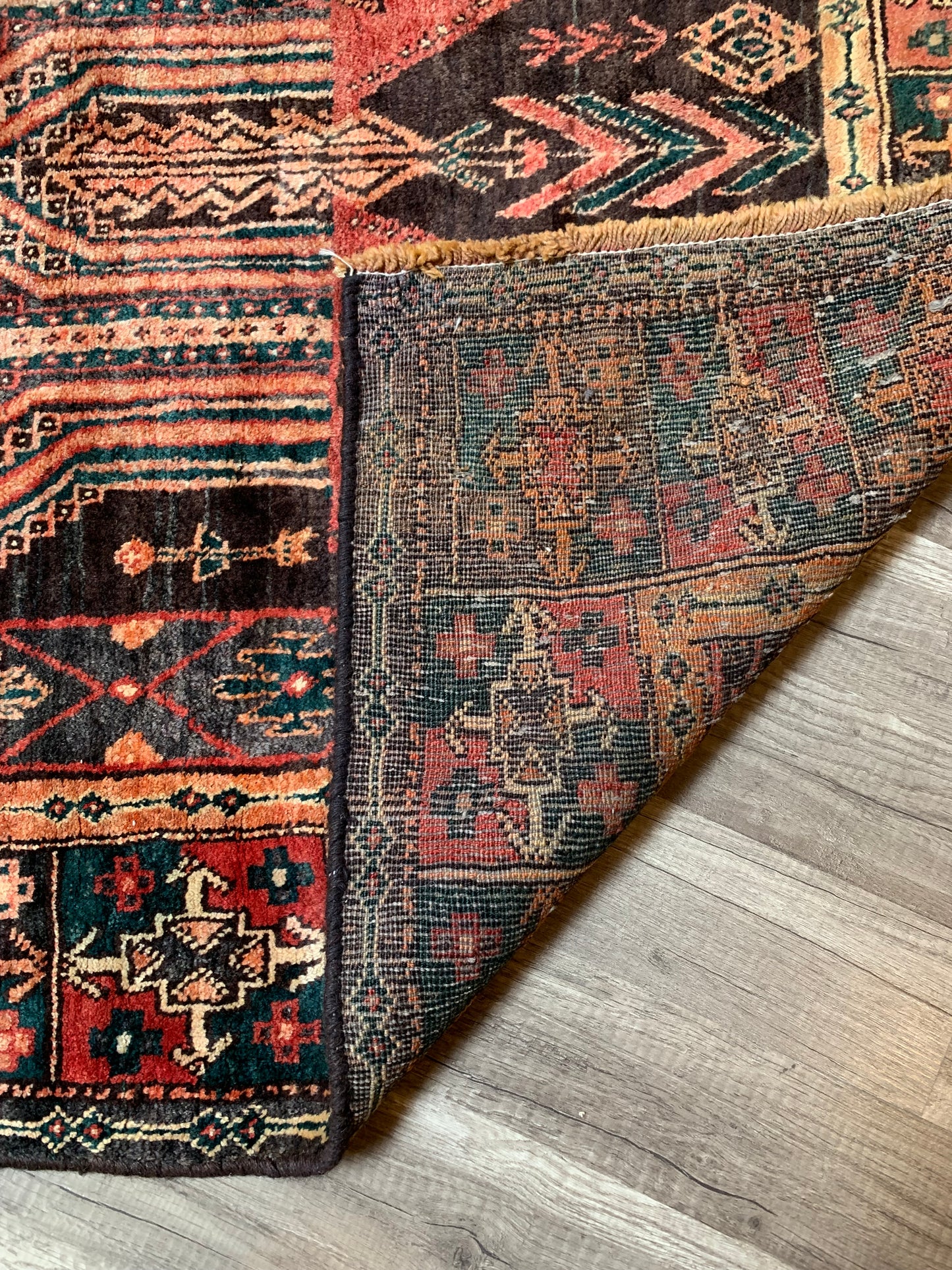 Vintage Persian Area Rug No. A1176 - 4.1' x8.1'