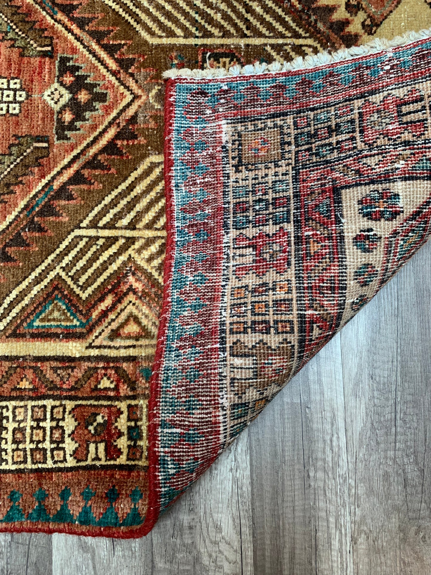 Reserved for Kendall - Vintage Persian Area Rug No. A1174 - 3' x5.2'