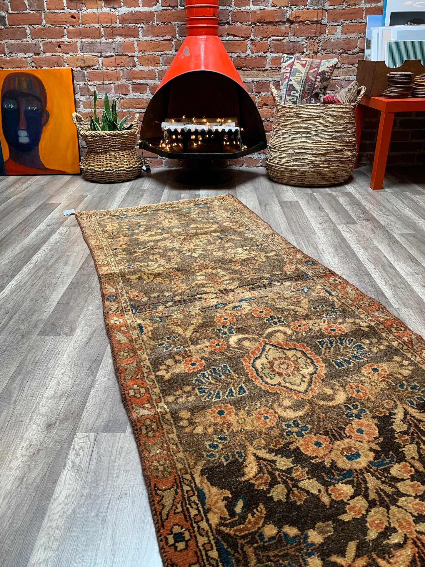 Vintage Persian Runner Rug No. R1172 - 2.7' x 9.3'