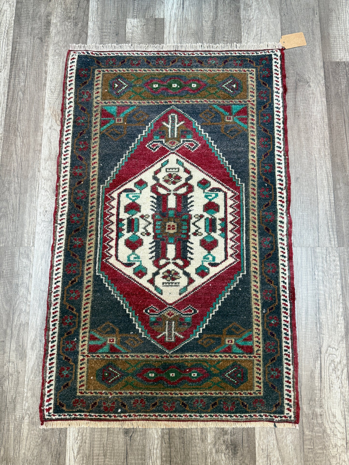 Vintage Turkish Mini Rug 1.9’x3.1' - No. 698