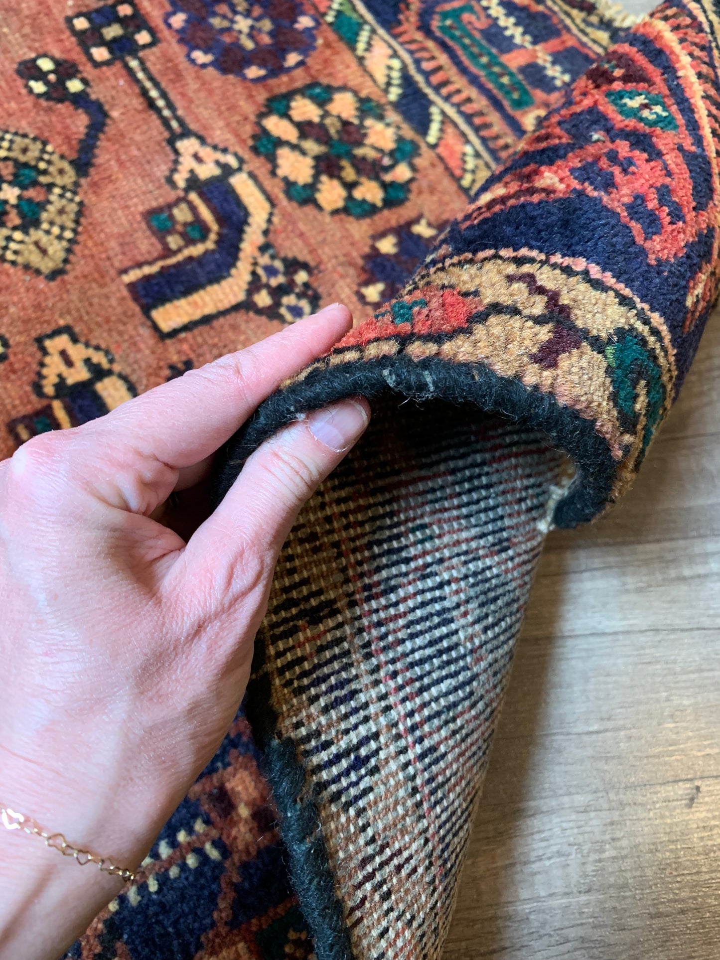 Vintage Persian Area Rug No. A1175 - 4.3' x7.9'