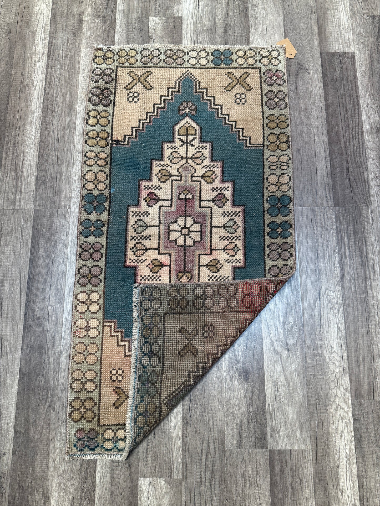 Vintage Turkish Mini Rug 1.9’x3.7' - No. 694