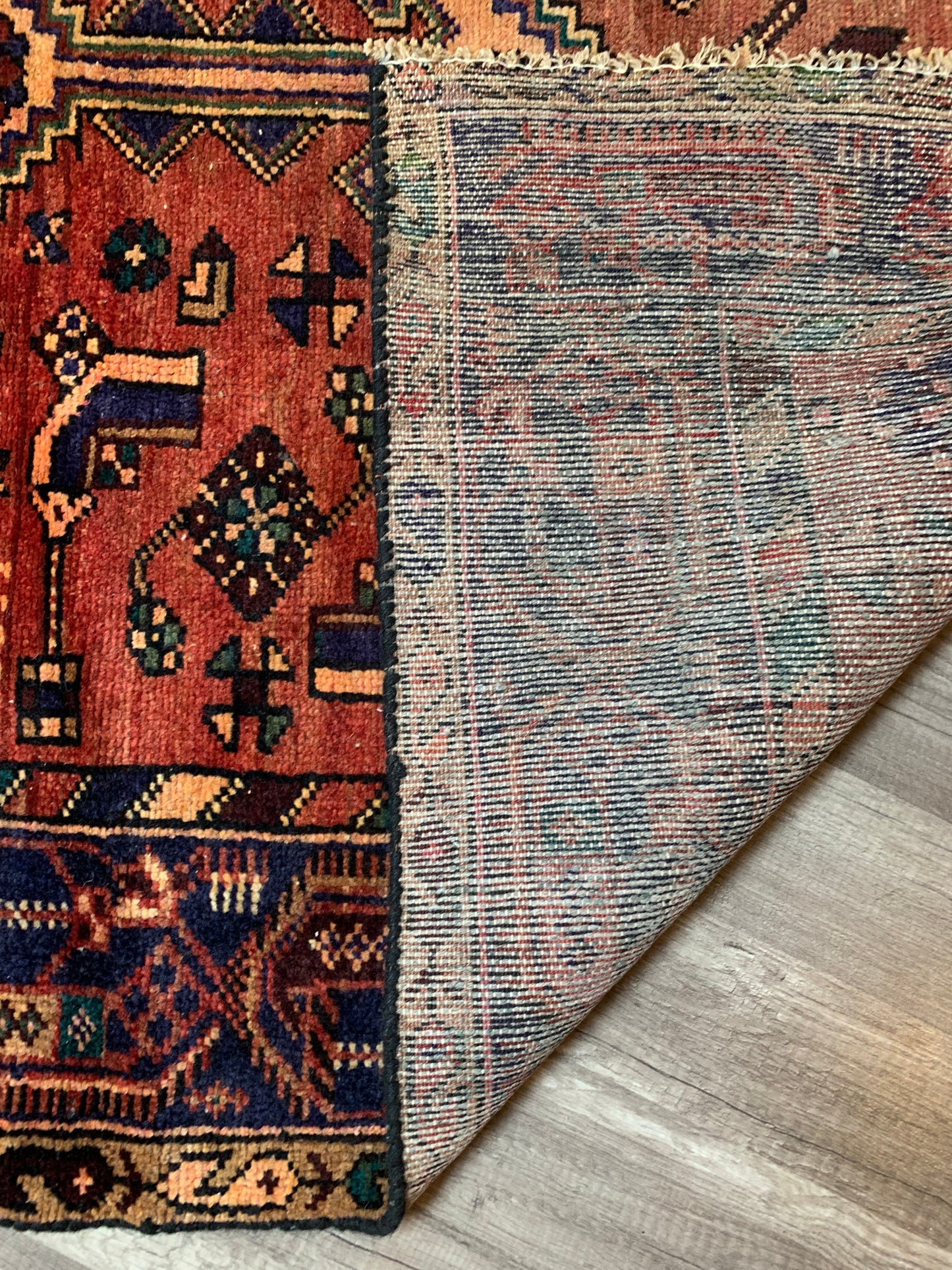 Vintage Persian Area Rug No. A1175 - 4.3' x7.9'