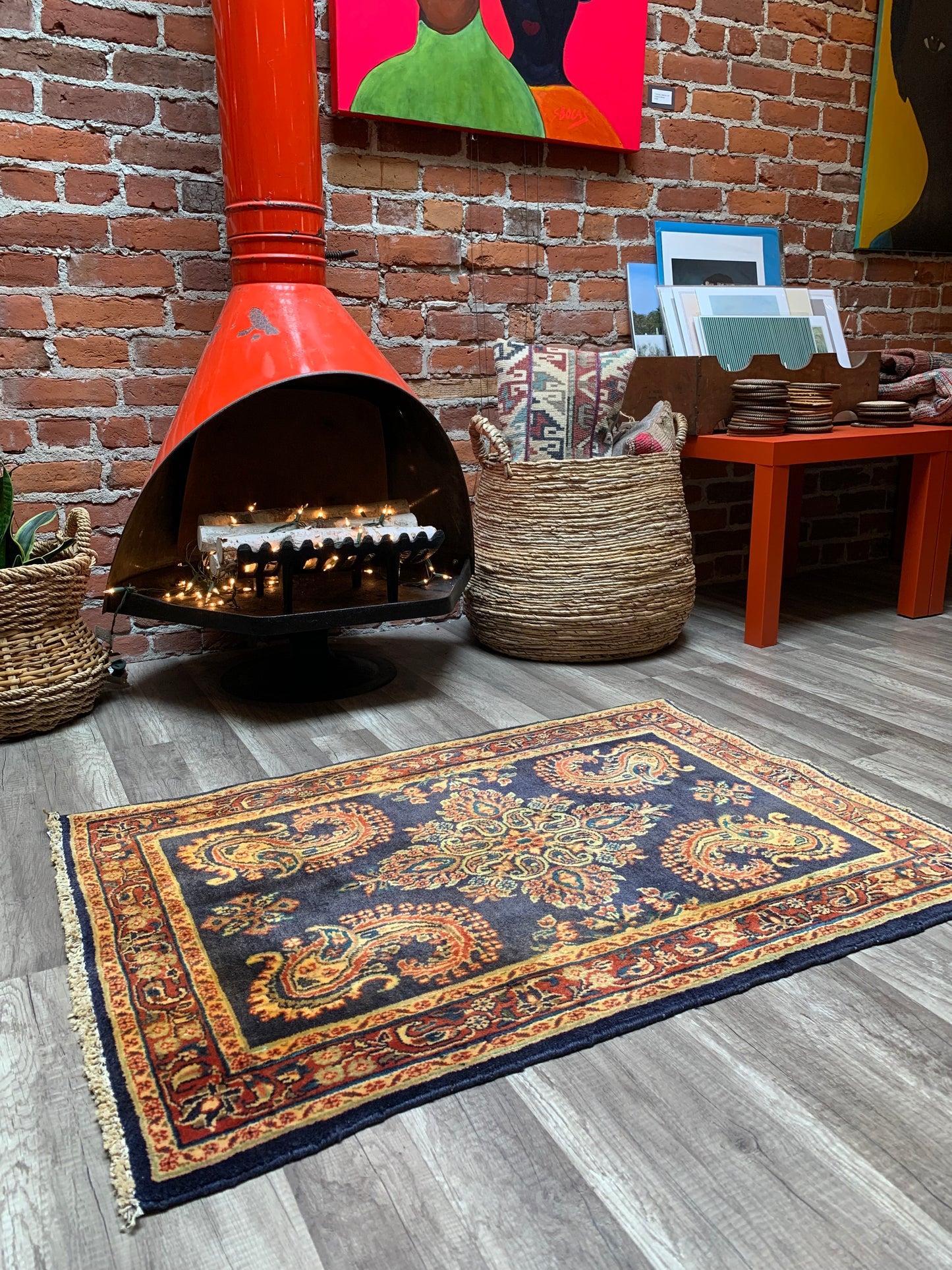 Vintage Persian Area Rug No. A1171 - 2.4' x 3.5'