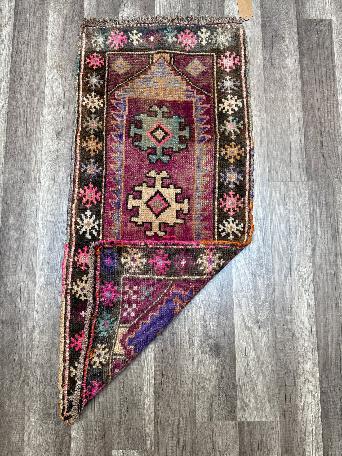 Vintage Turkish Mini Rug 1.6’x3.5' - No. 700