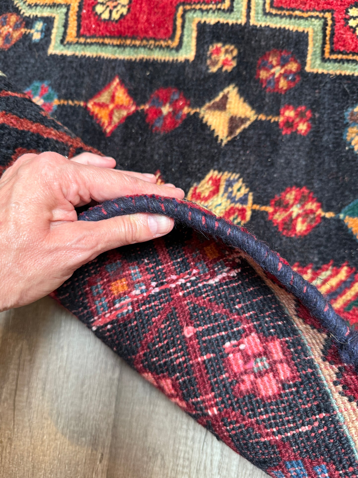 Vintage Persian Area Rug No. A1187 - 3.3'x7'