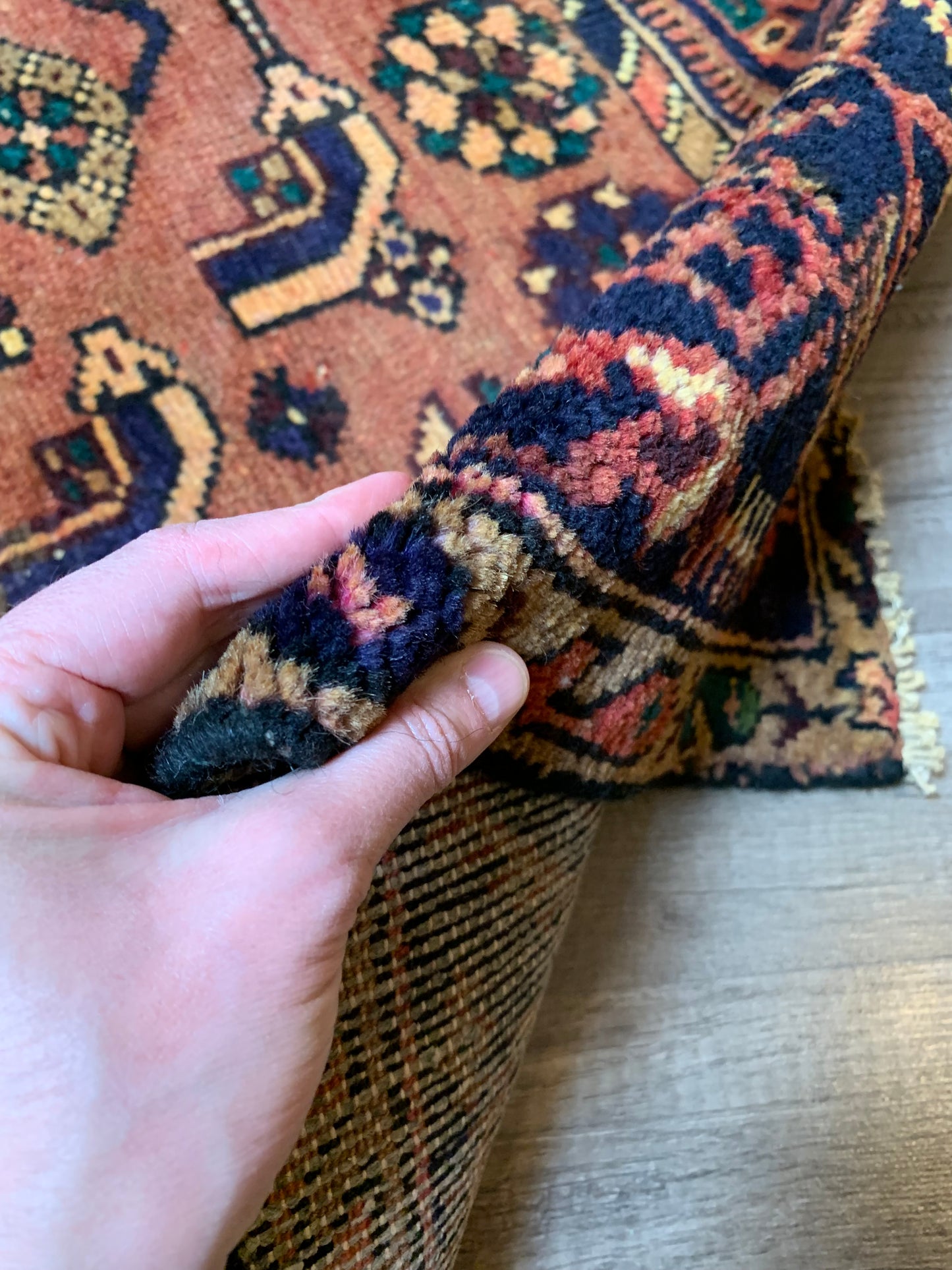 Vintage Persian Area Rug No. A1175 - 4.3' x7.9'