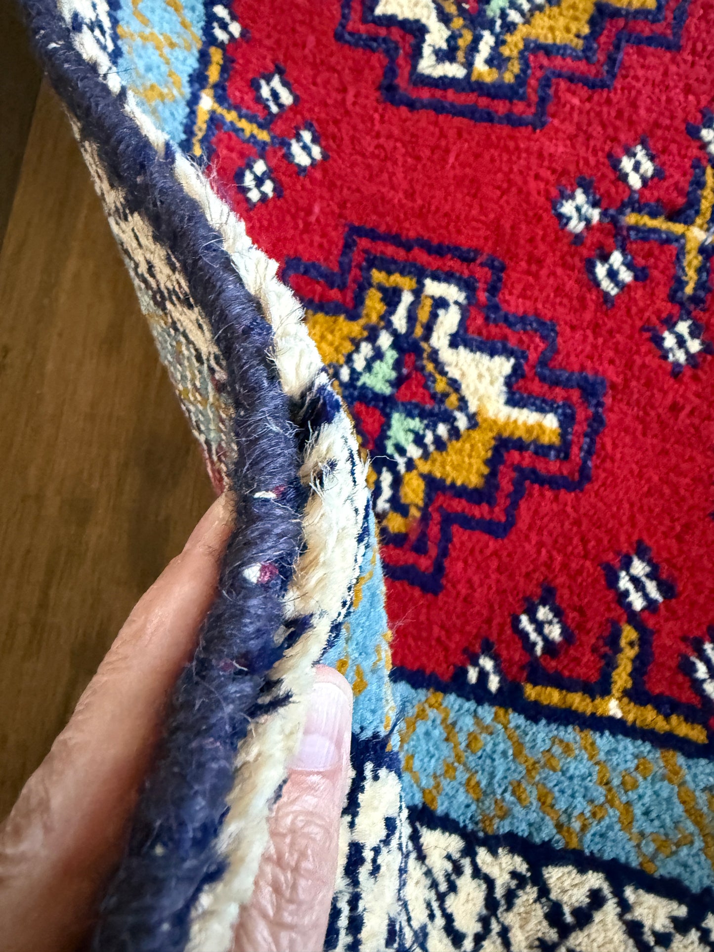Reserved for Ann - Vintage Persian Mini Rug 1.7’x2.8' - No. 678
