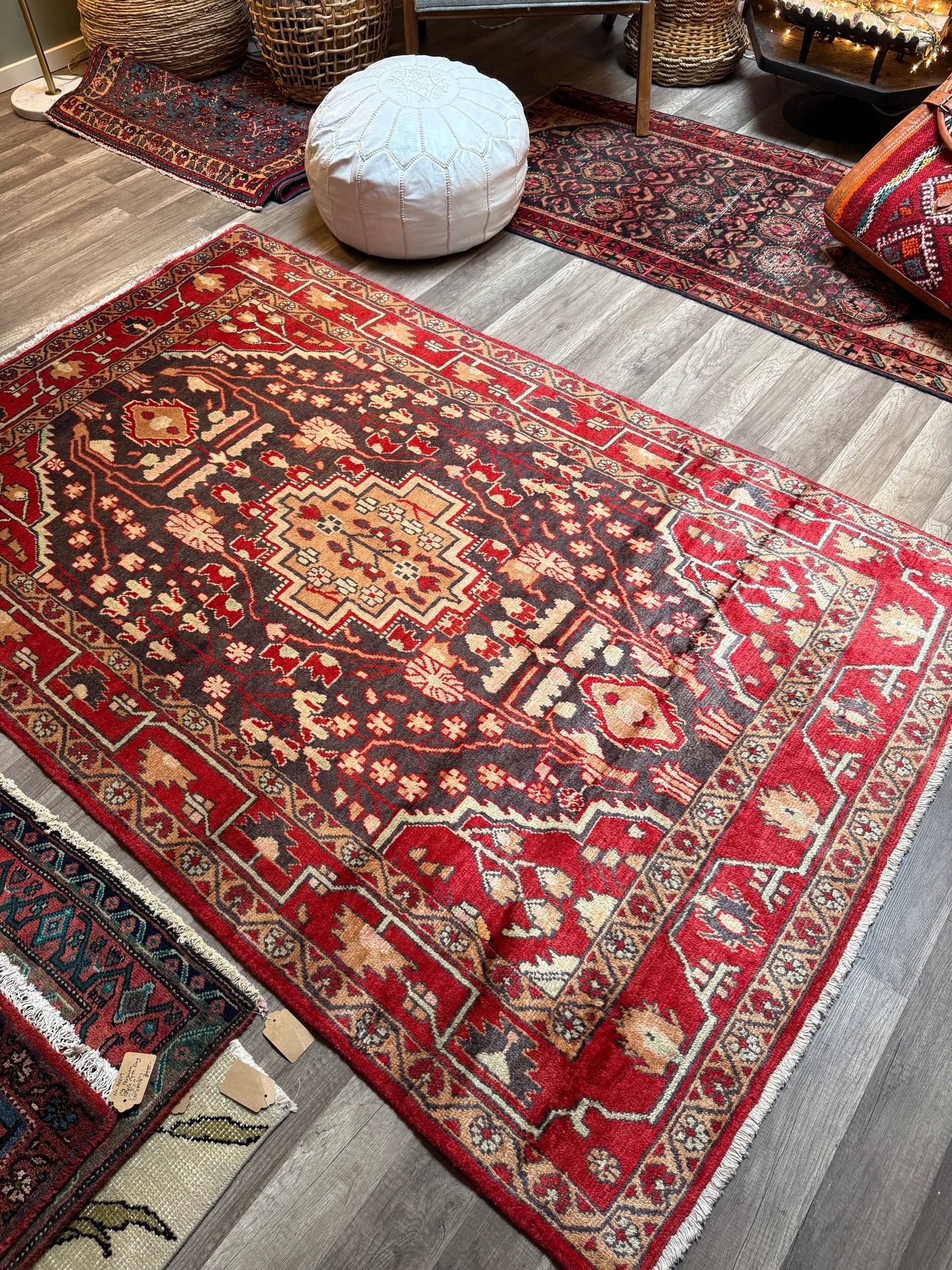 Vintage Persian Style Rug No. A1208 - 4.3’x6.7’