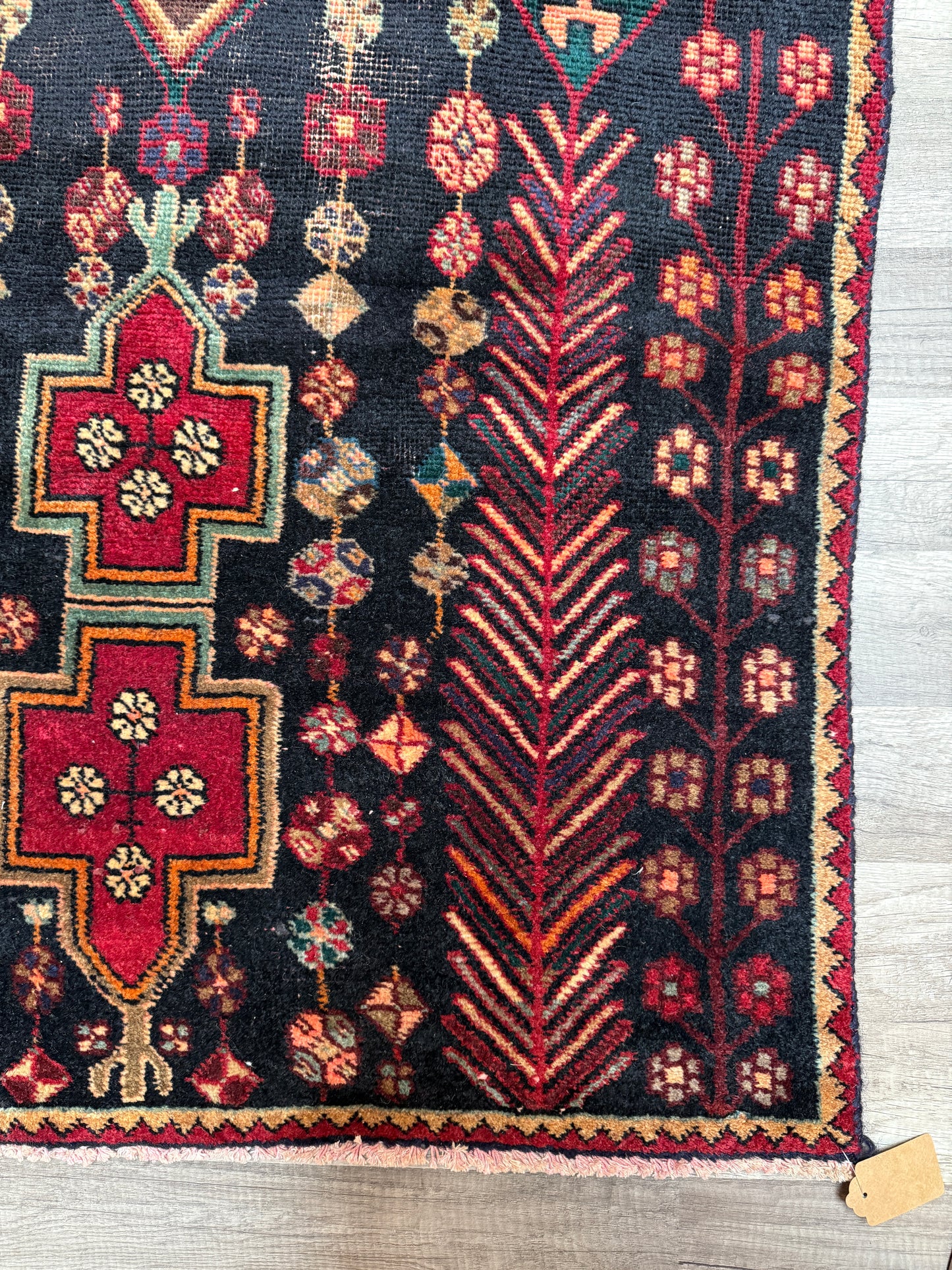 Vintage Persian Area Rug No. A1187 - 3.3'x7'
