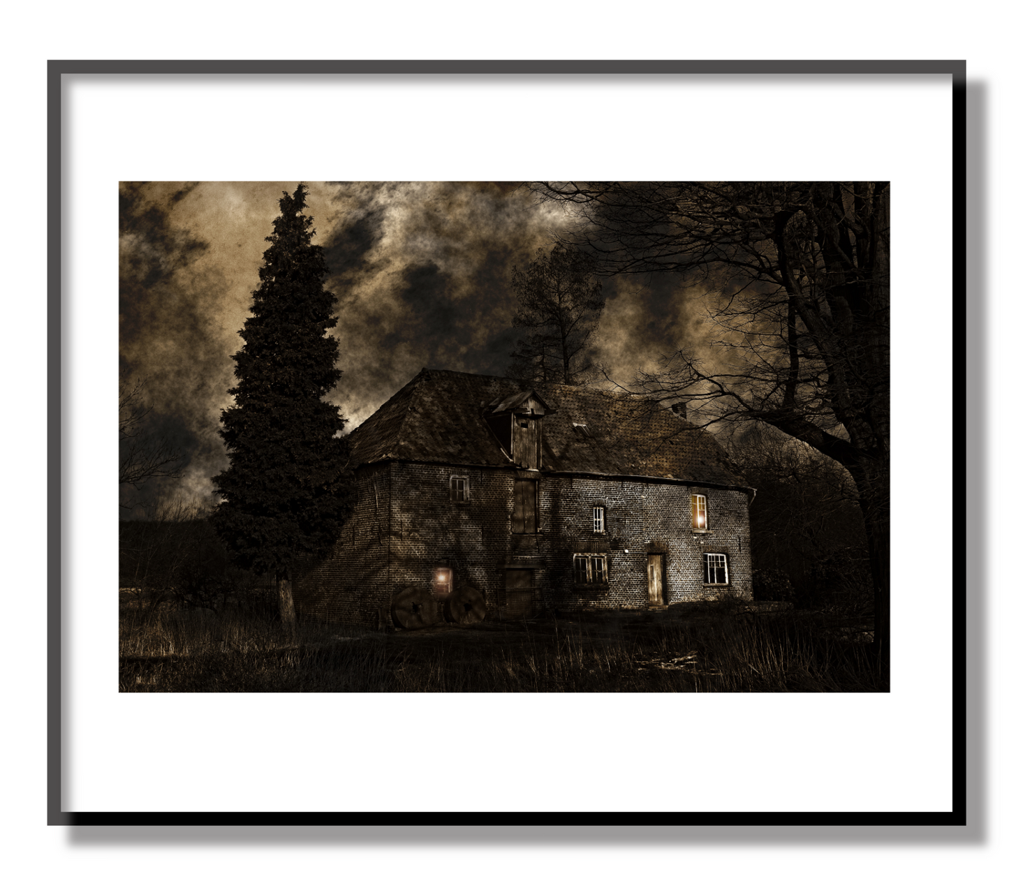 Haunted House Giclée Print