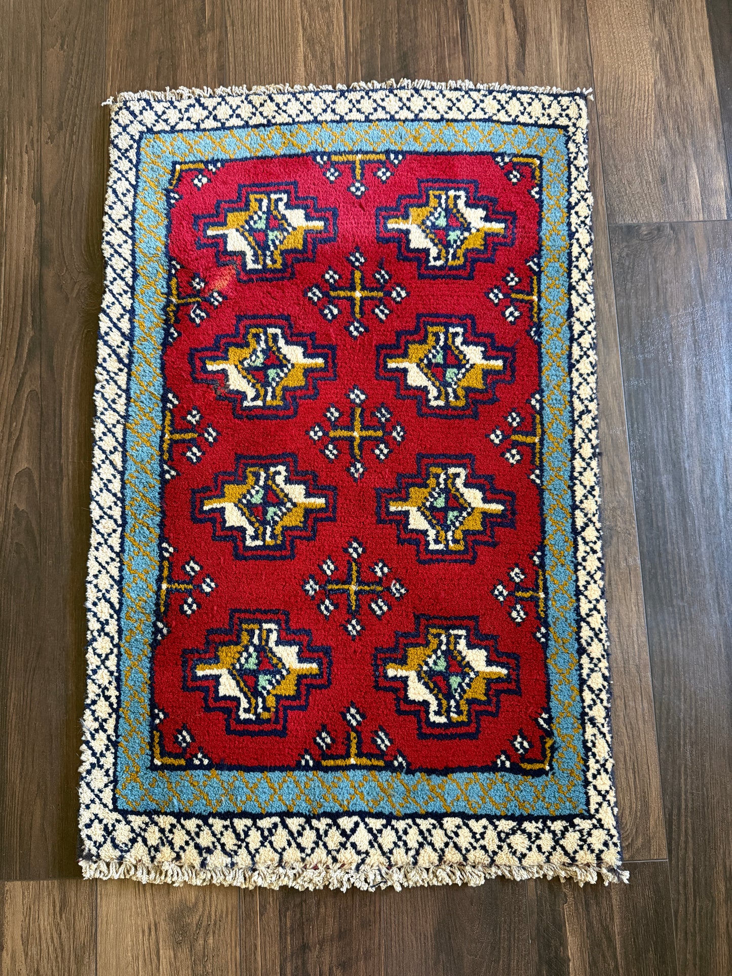 Reserved for Ann - Vintage Persian Mini Rug 1.7’x2.8' - No. 678