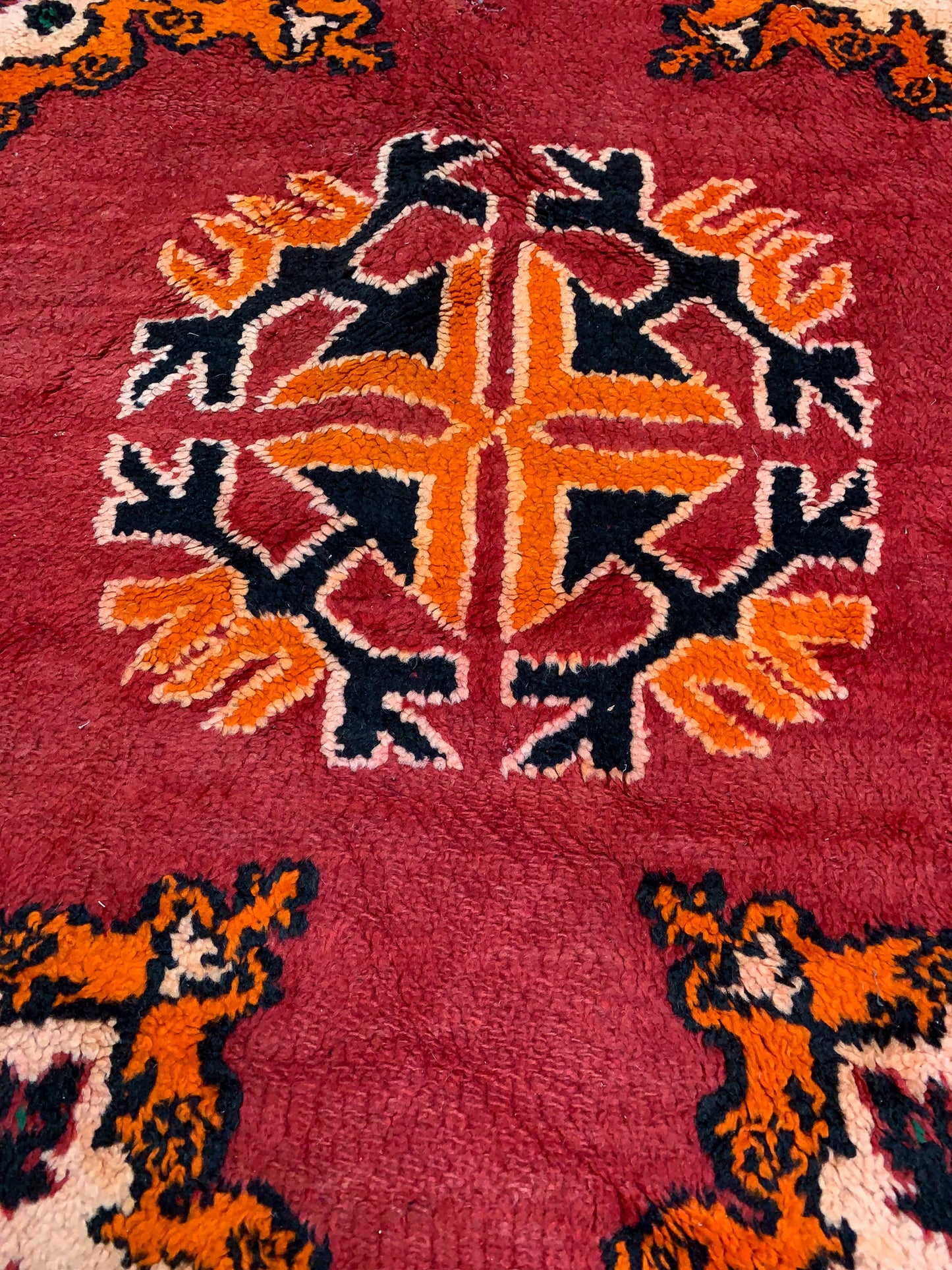 Vintage Moroccan Berber Area Rug No. A1149 - 4.3' x 5.3'