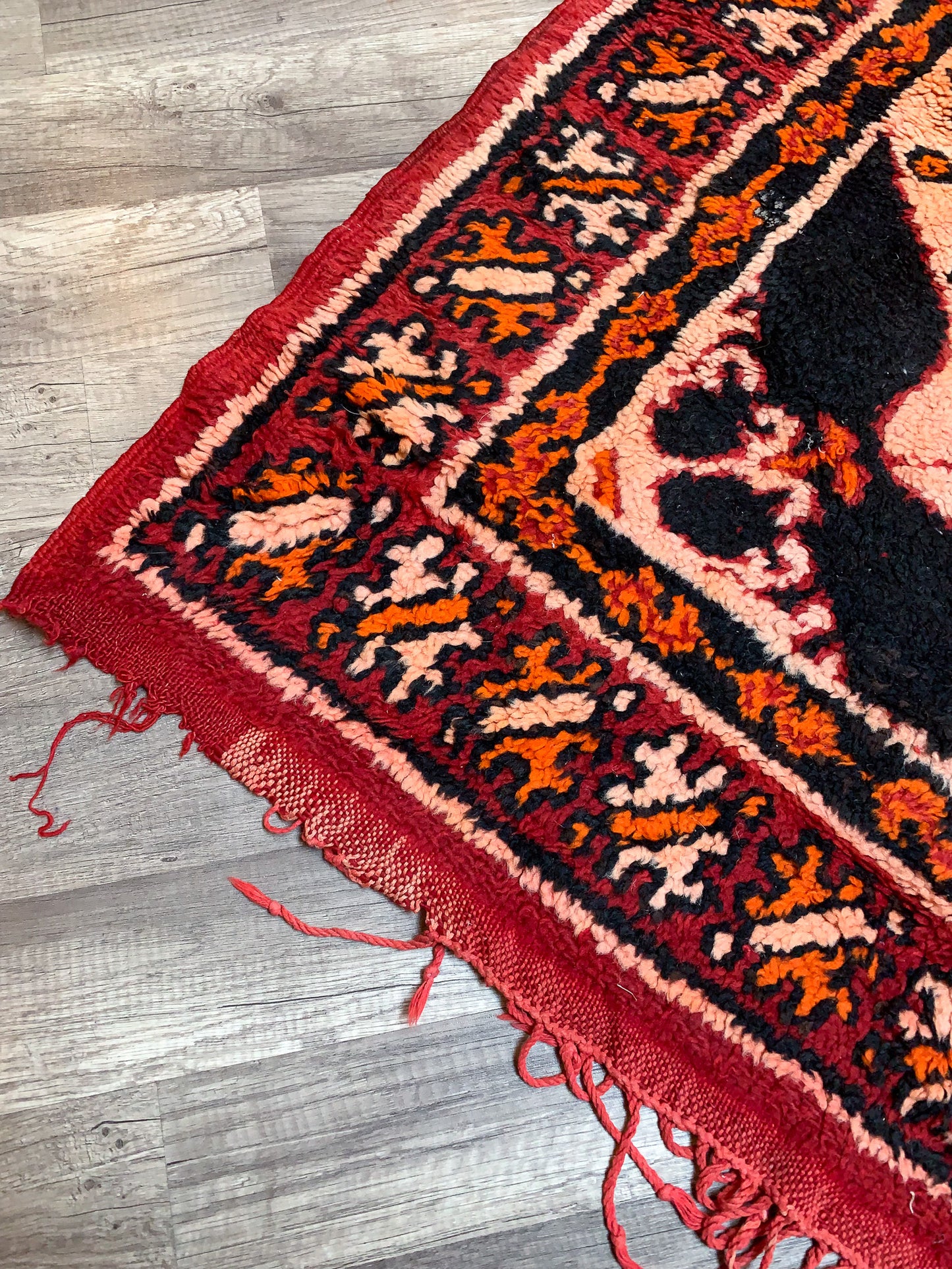 Vintage Moroccan Berber Area Rug No. A1149 - 4.3' x 5.3'