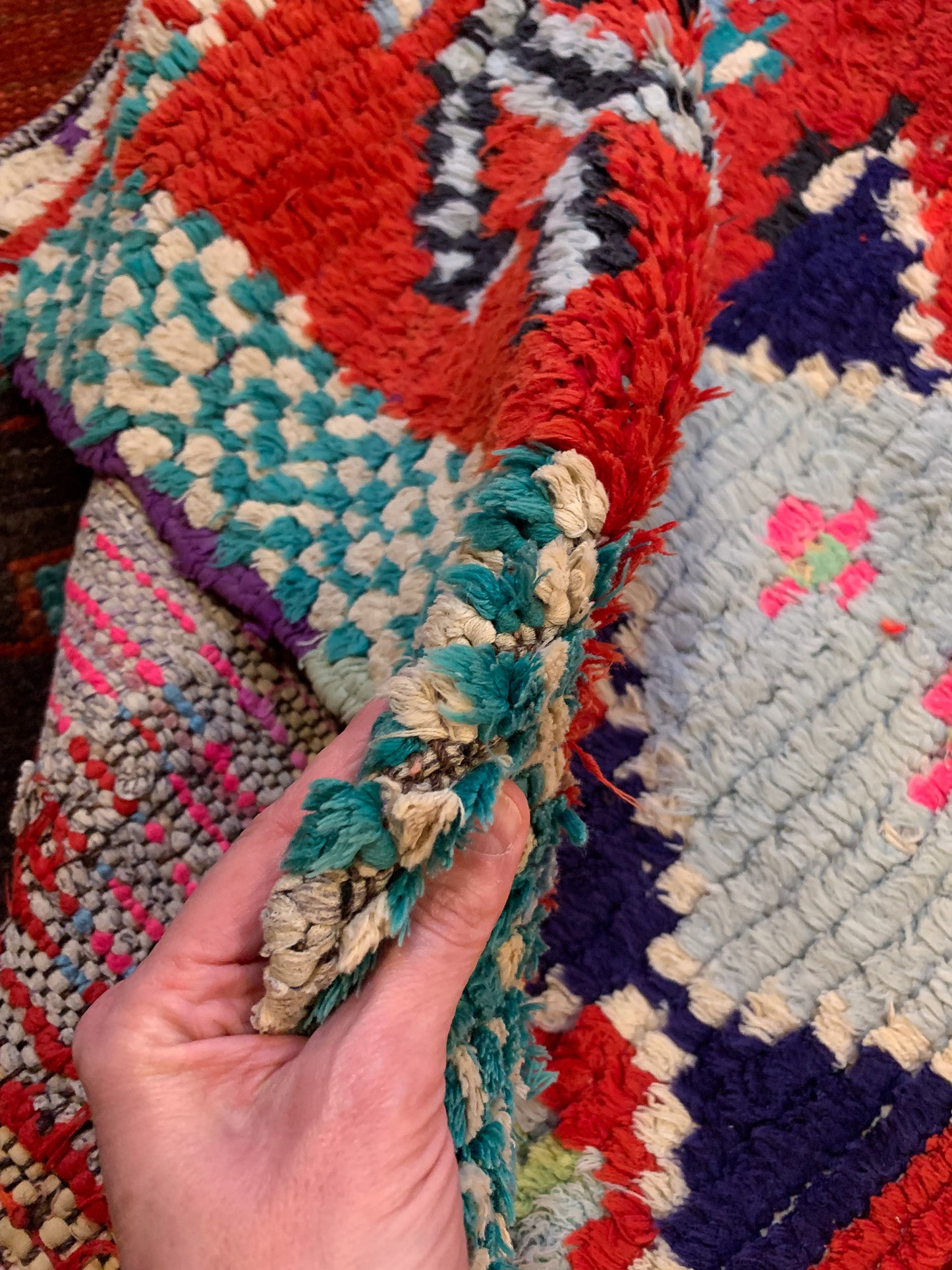 Vintage Moroccan Tribal Runner Rug No. R1148 - 3.3' x 9.0'