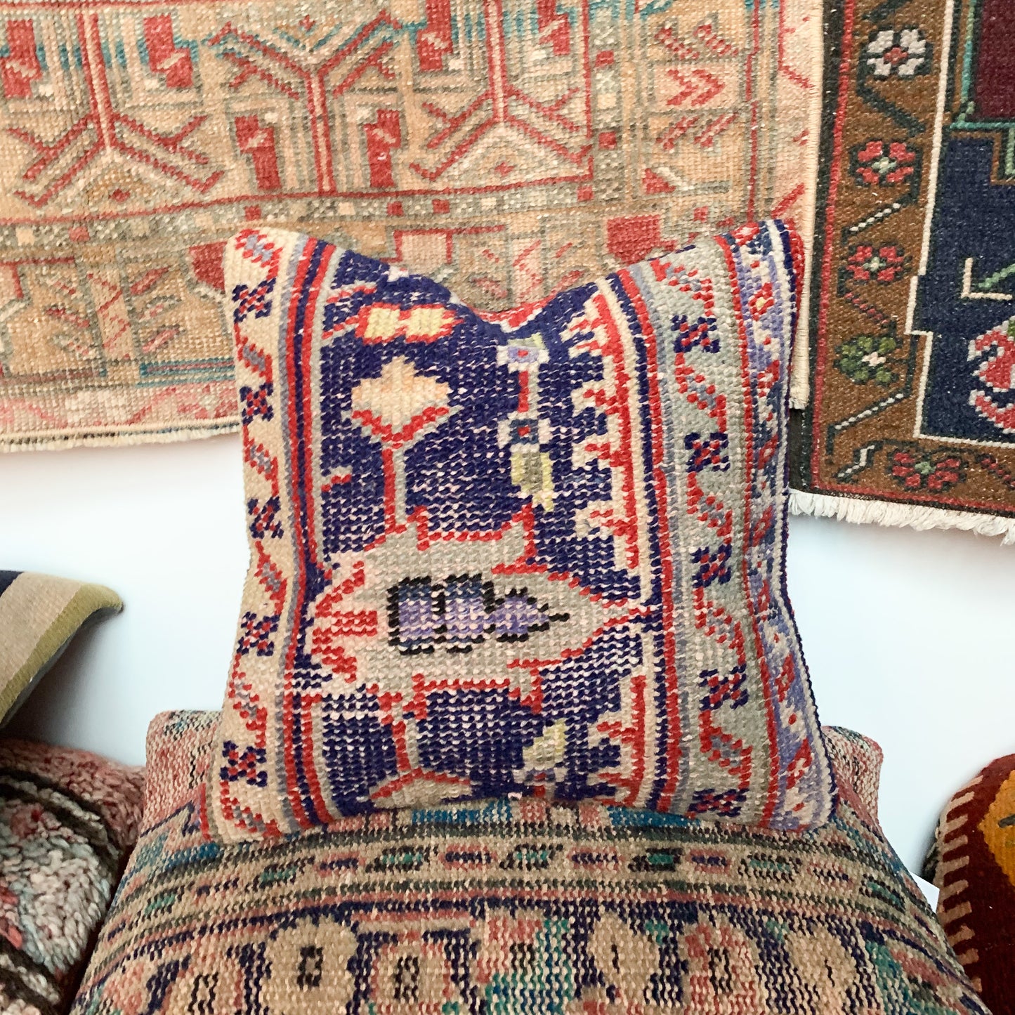 No. P299 - 16" X 16" Turkish Rug Pillow Cover