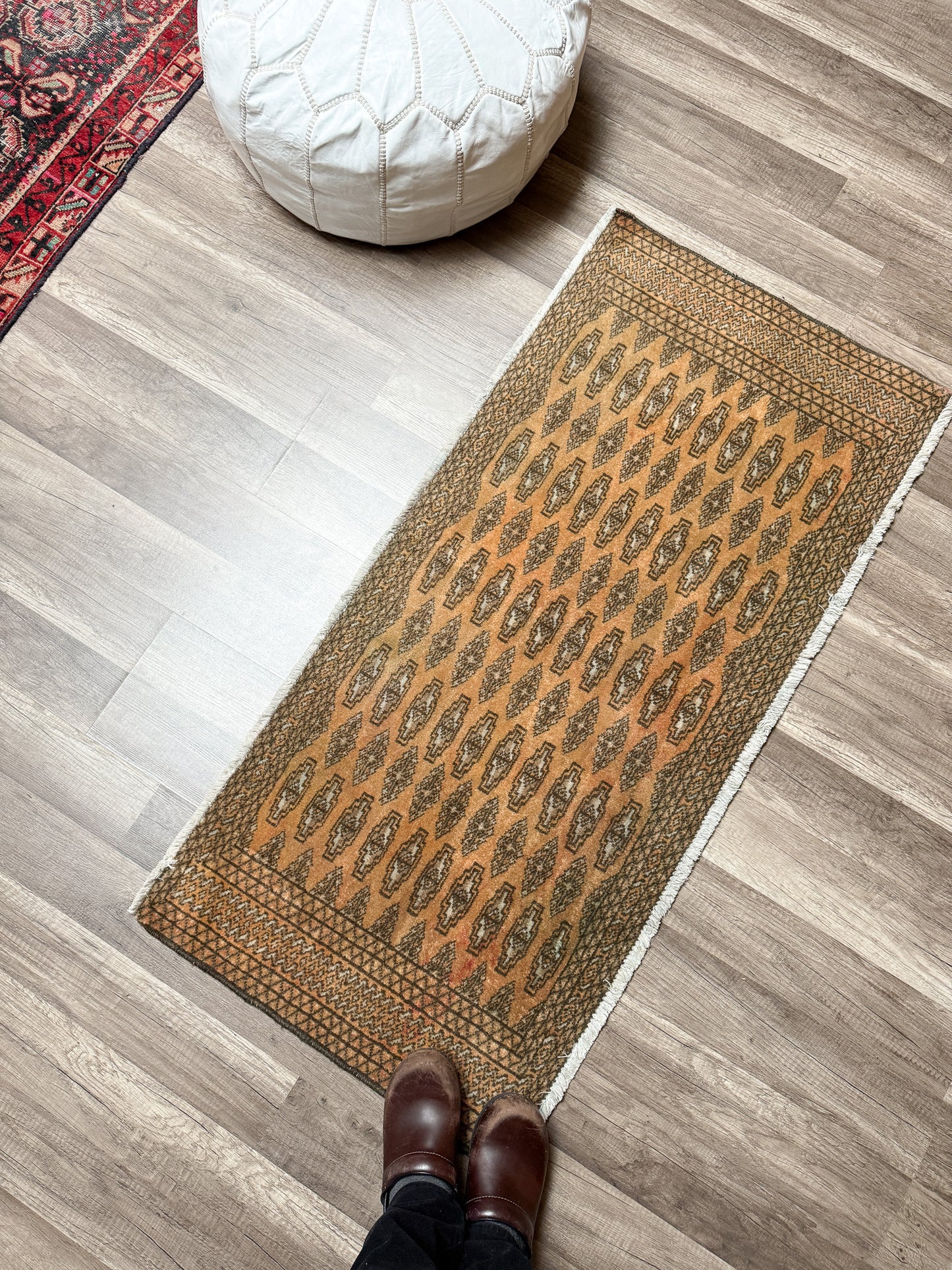 Vintage Afghan Mini Rug 2’x4.1' - No. 734