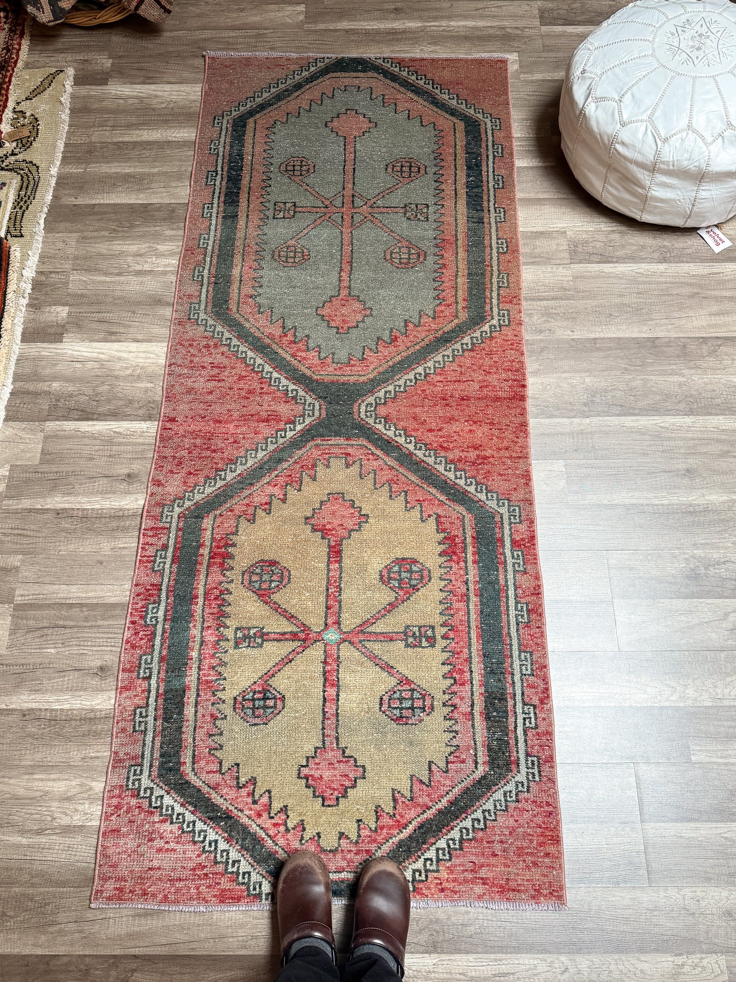 Vintage Turkish Runner Rug No. R1228 - 2.7’x6.9’