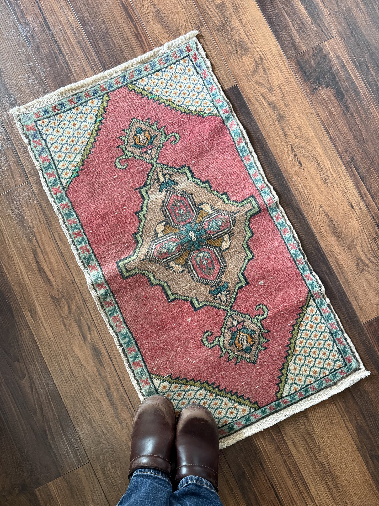 Vintage Turkish Mini Rug 1.6’x3.0' - No. 742