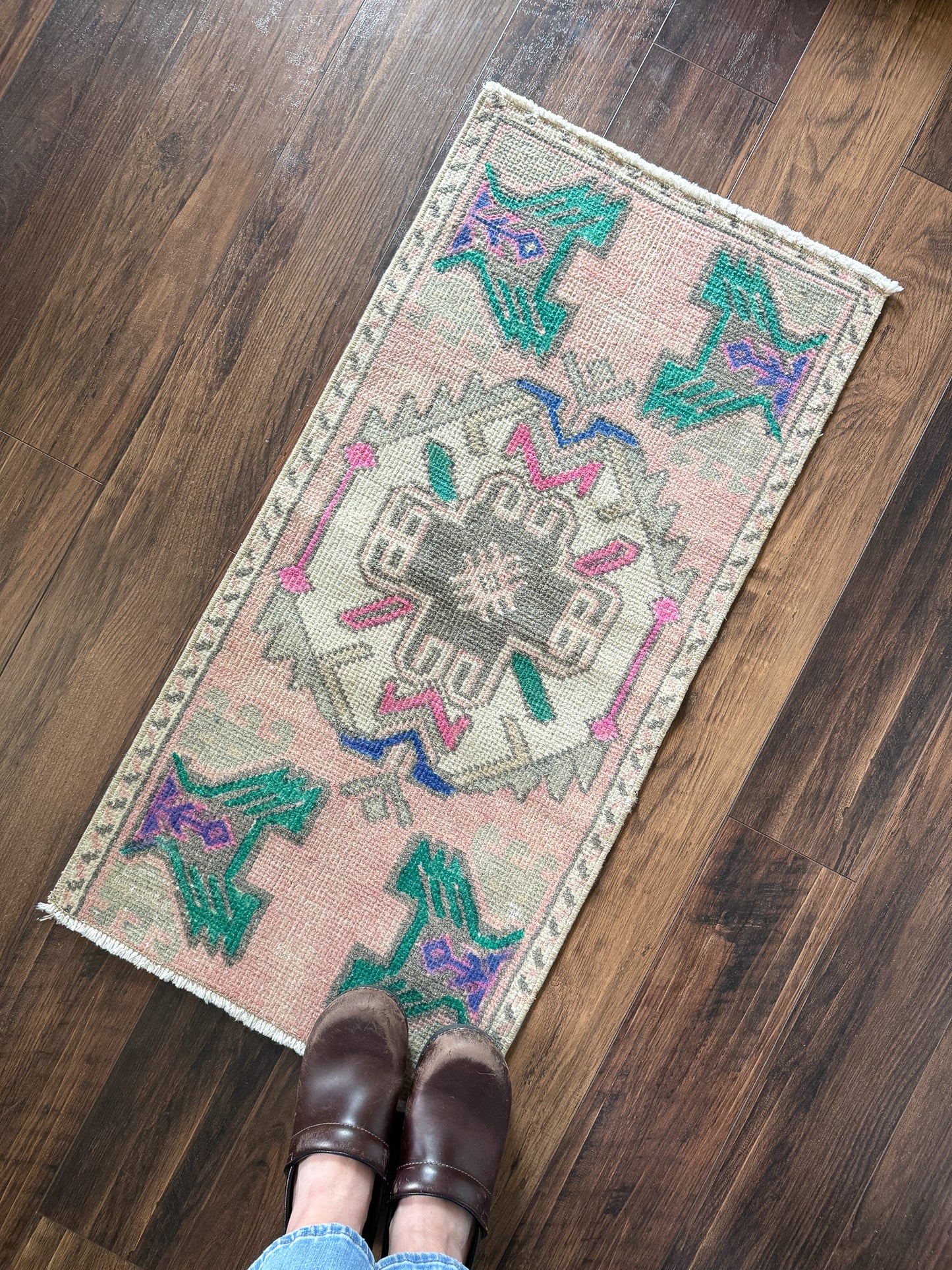 Vintage Turkish Mini Rug 1.5’x3.0' - No. 743