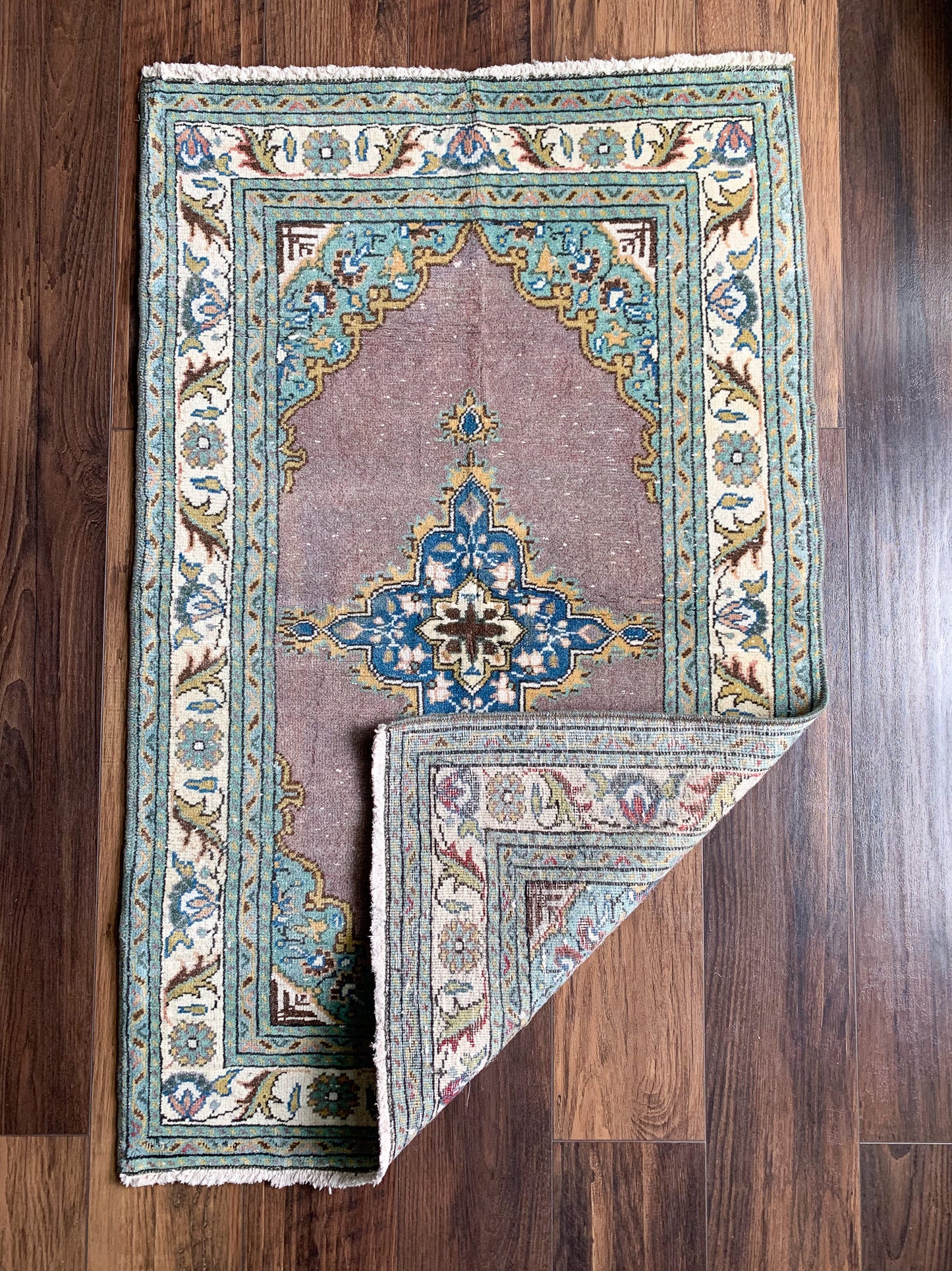 Vintage Turkish Mini Rug 2.1'x3.4' - No. 649