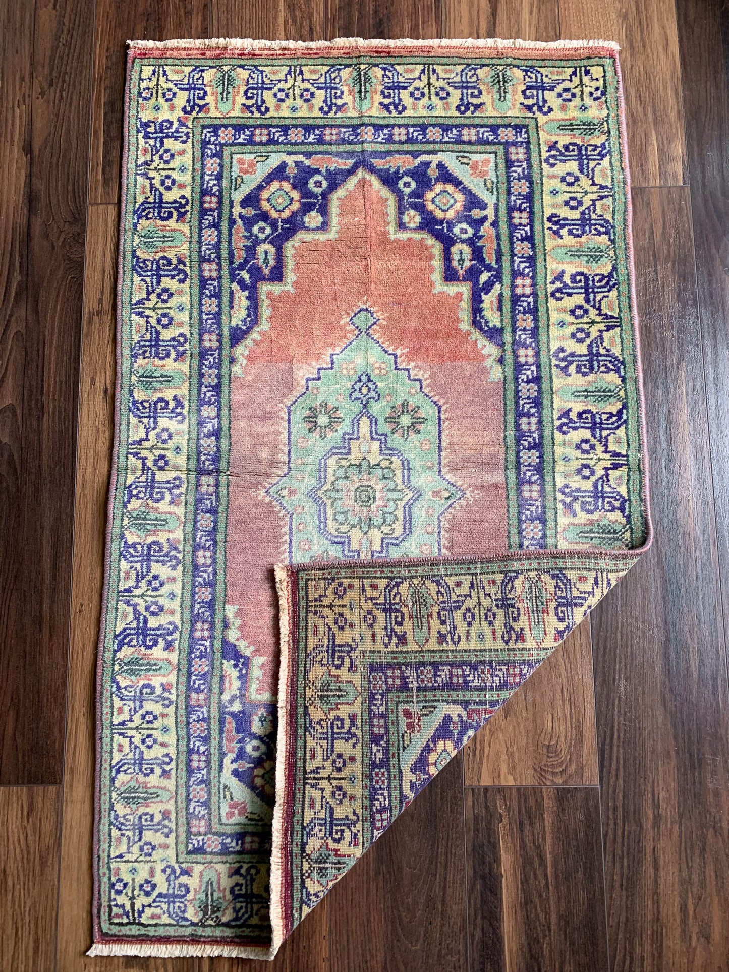 Vintage Turkish Mini Rug 1.9'x3.3' - No. 650