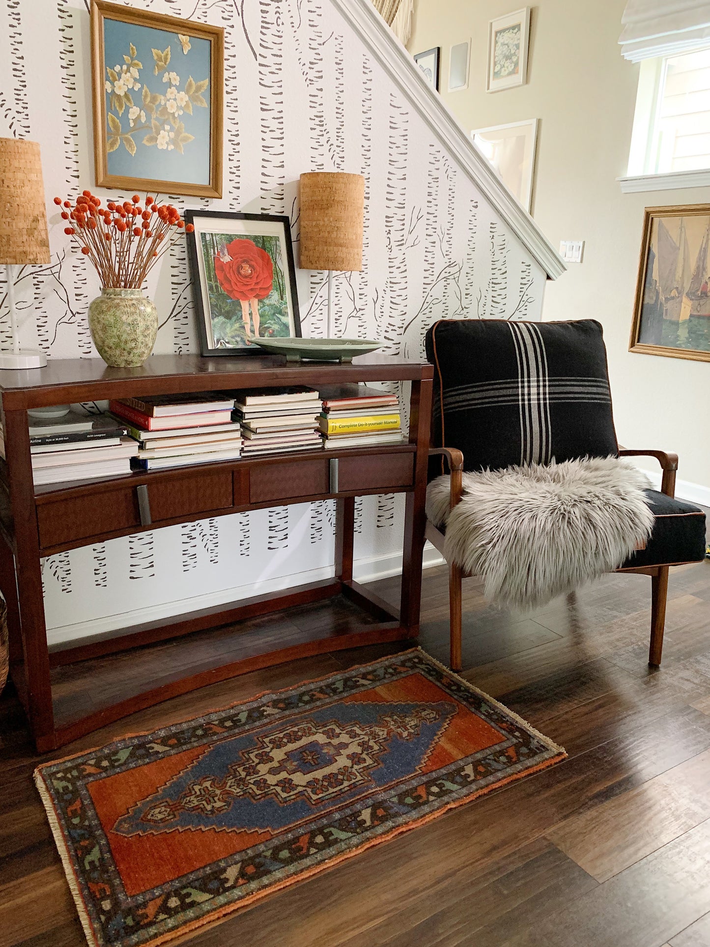 Reserved for Kristen - Vintage Turkish Mini Rug 1.9'x3.4' - No. 654