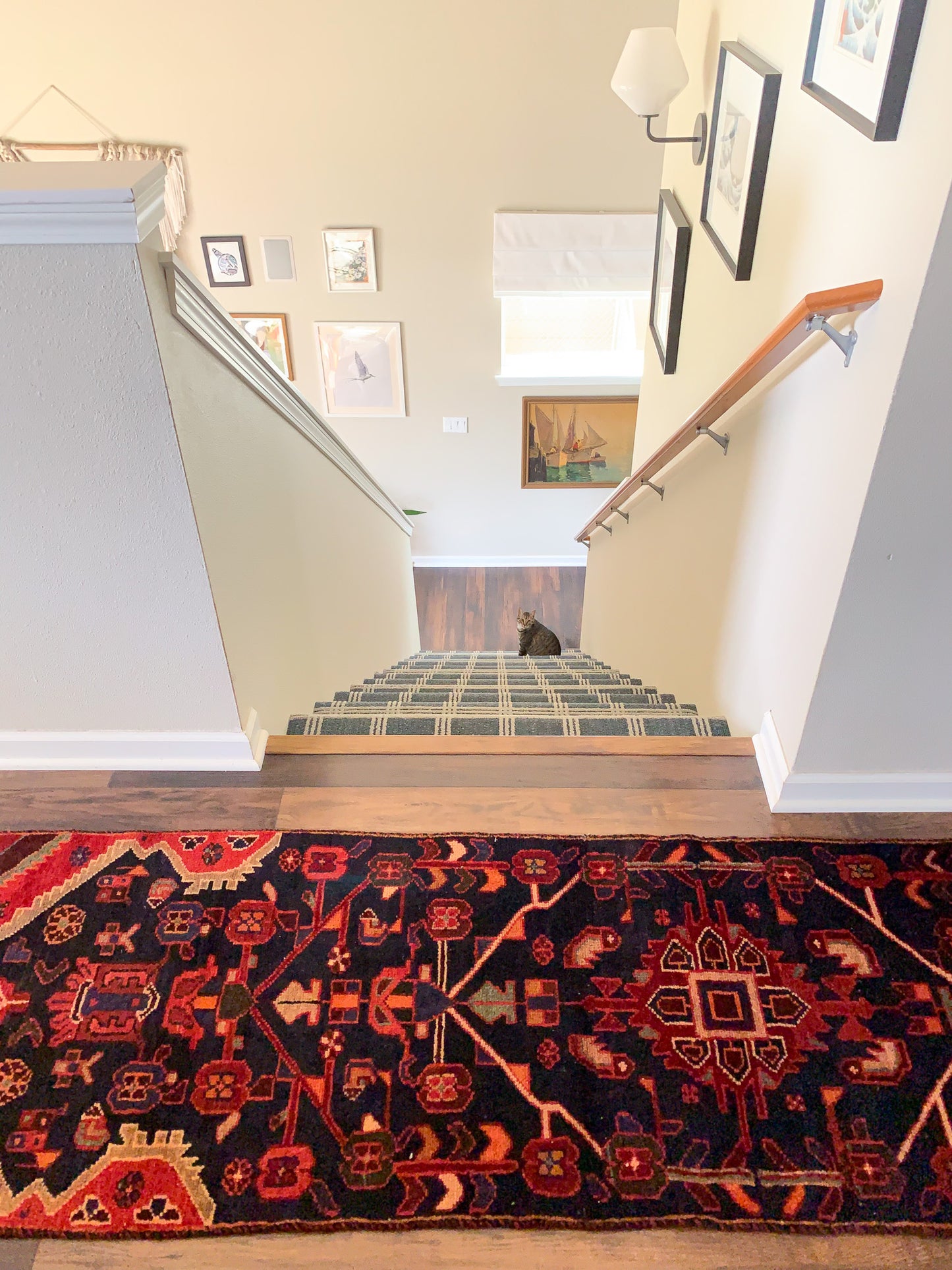 Vintage Persian Runner Rug No. R1158 - 2.2' x 7.4'