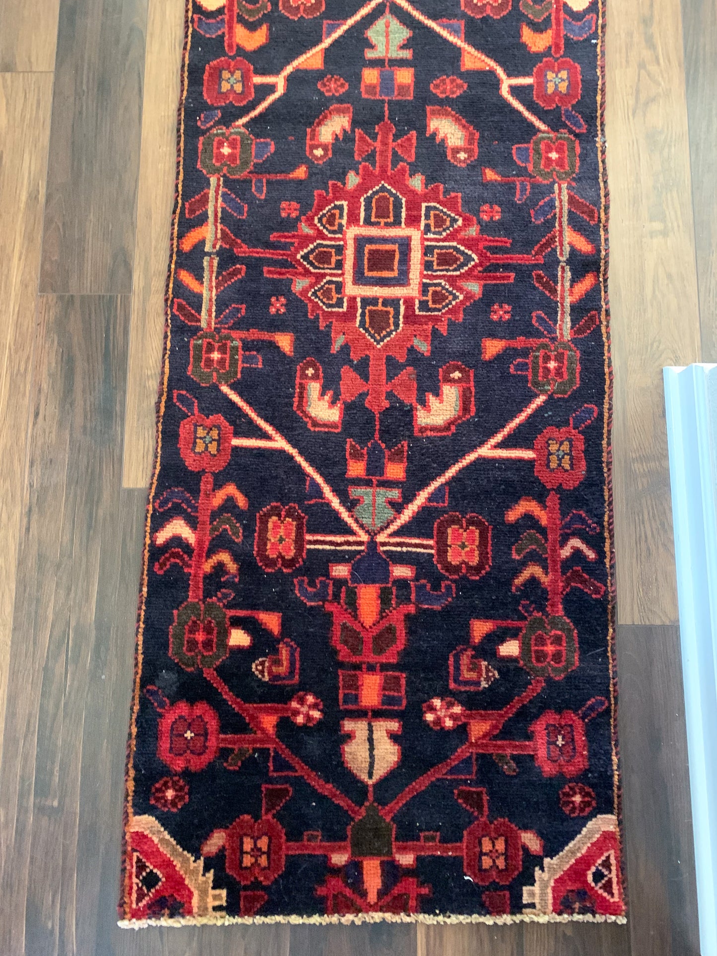 Vintage Persian Runner Rug No. R1158 - 2.2' x 7.4'