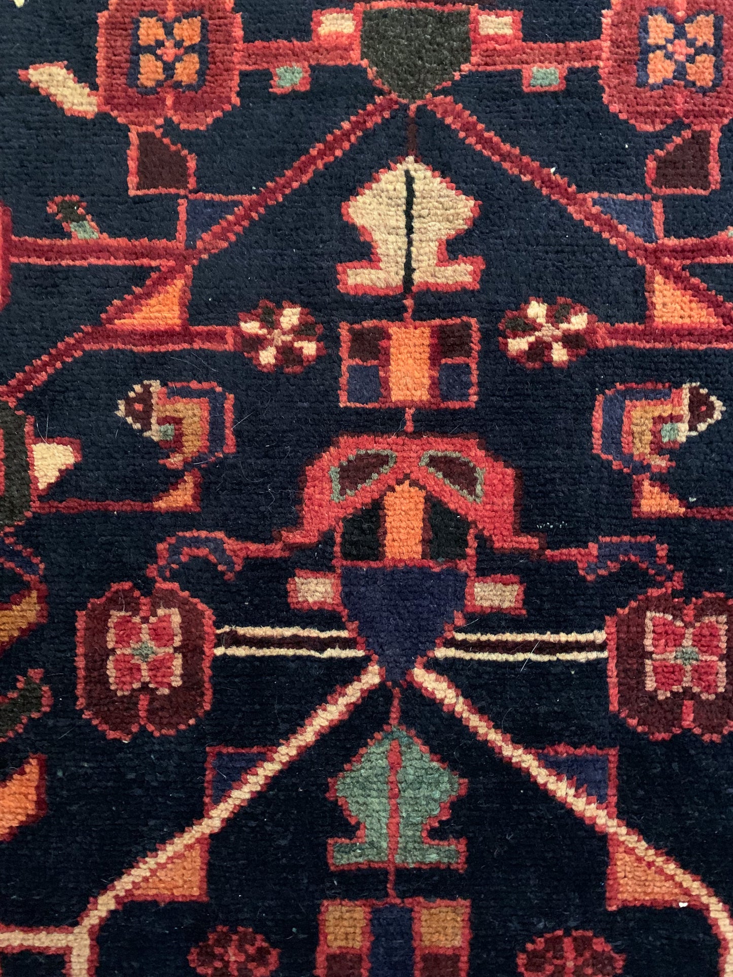 Vintage Persian Runner Rug No. R1158 - 2.2' x 7.4'
