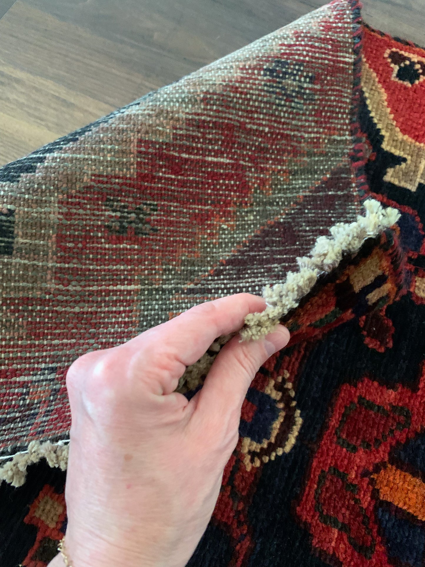 Vintage Persian Runner Rug No. R1158 - 2.2' x 7.4'