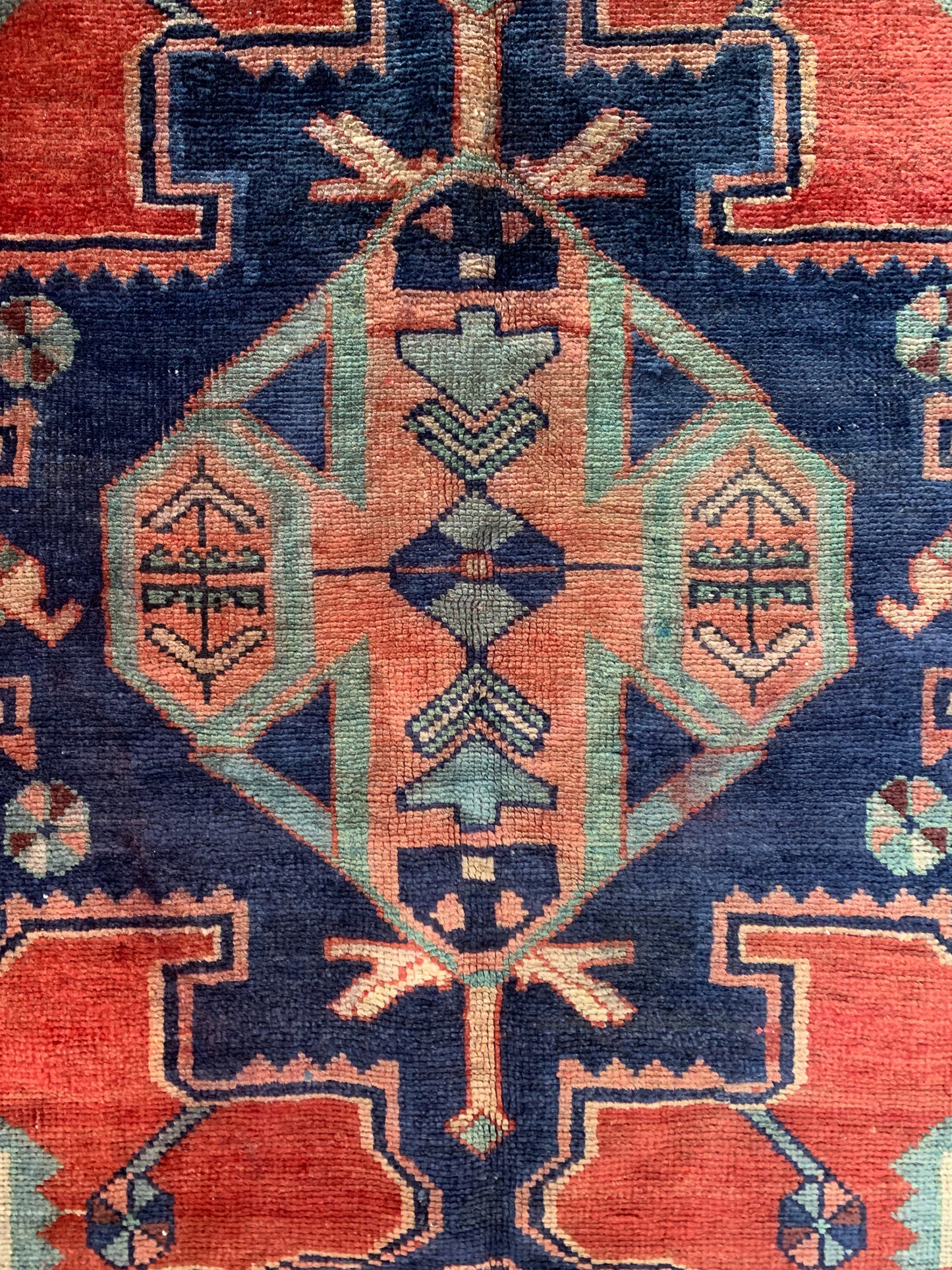 Reserved for Kristen - Vintage Persian Area Rug No. A1161 - 5' x 6.8'