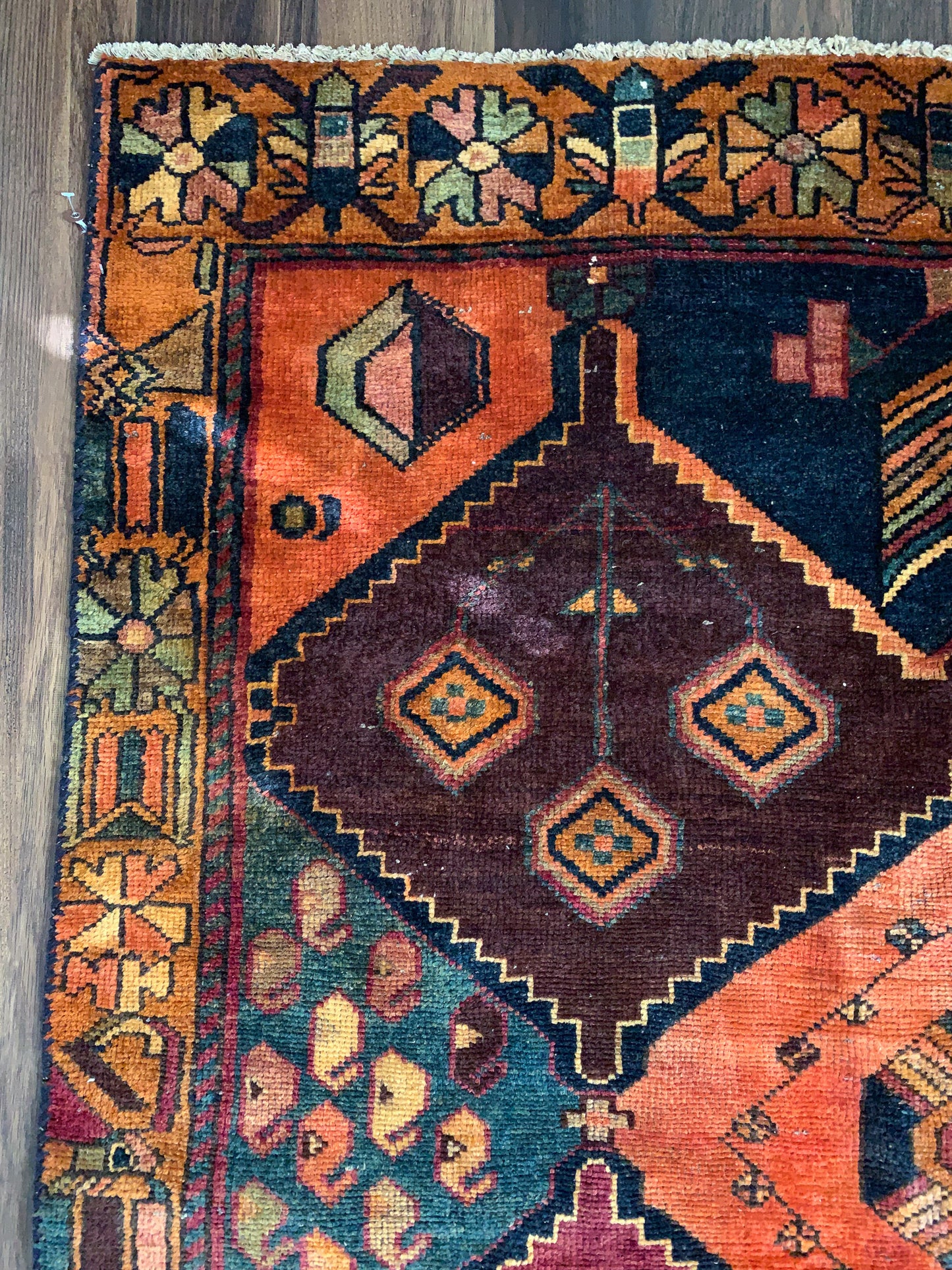 Vintage Persian Area Rug No. A1162 - 4.8' x 8.6'