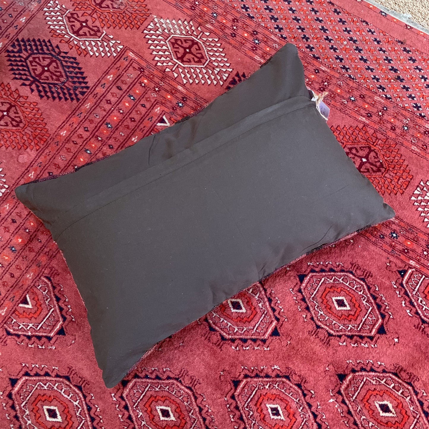 Turkish Rug Pillow Cover 16"x24" - No. P371