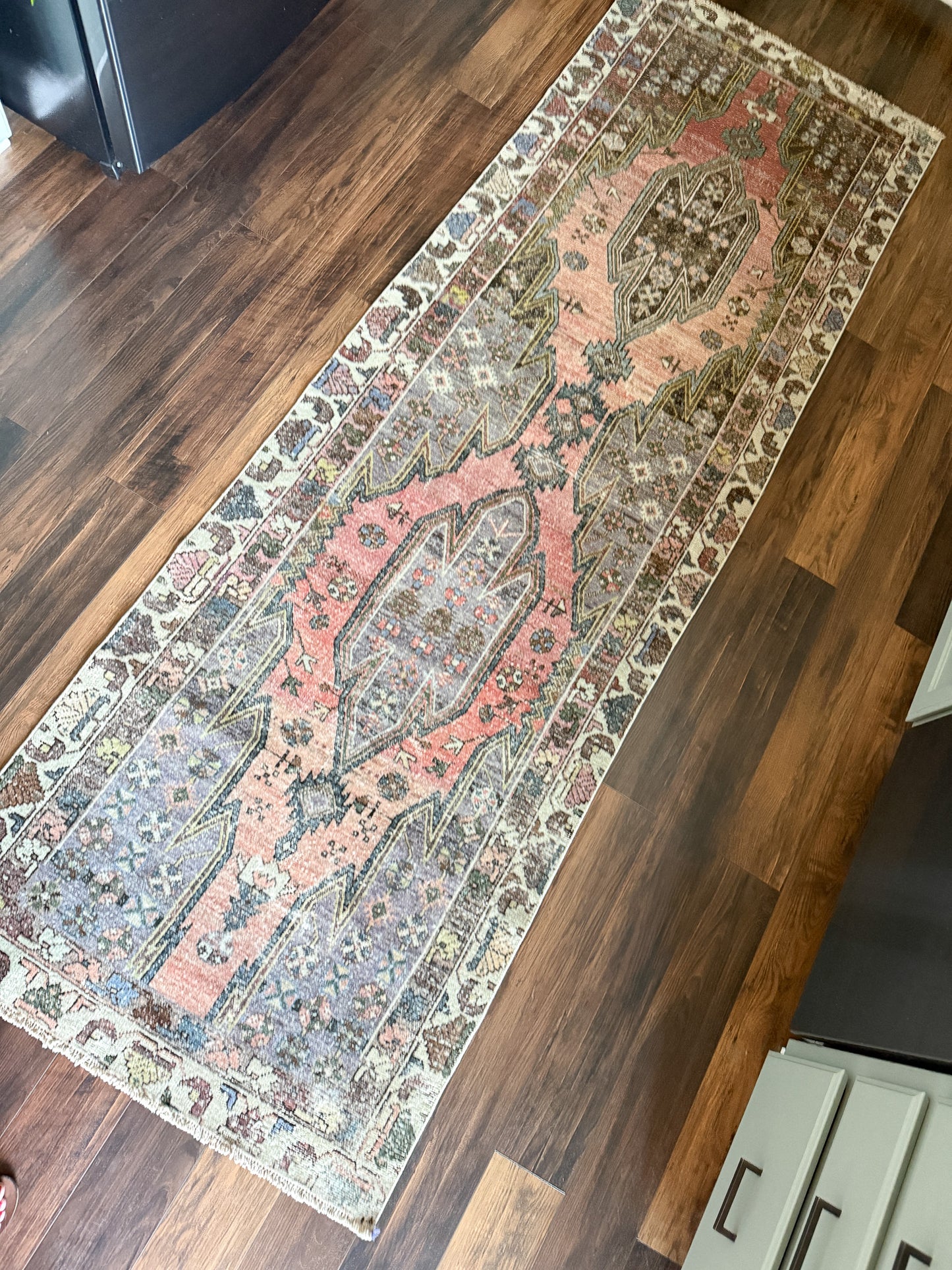 Vintage Hamadan Runner Rug No. R1245 - 3.1’x9.5’