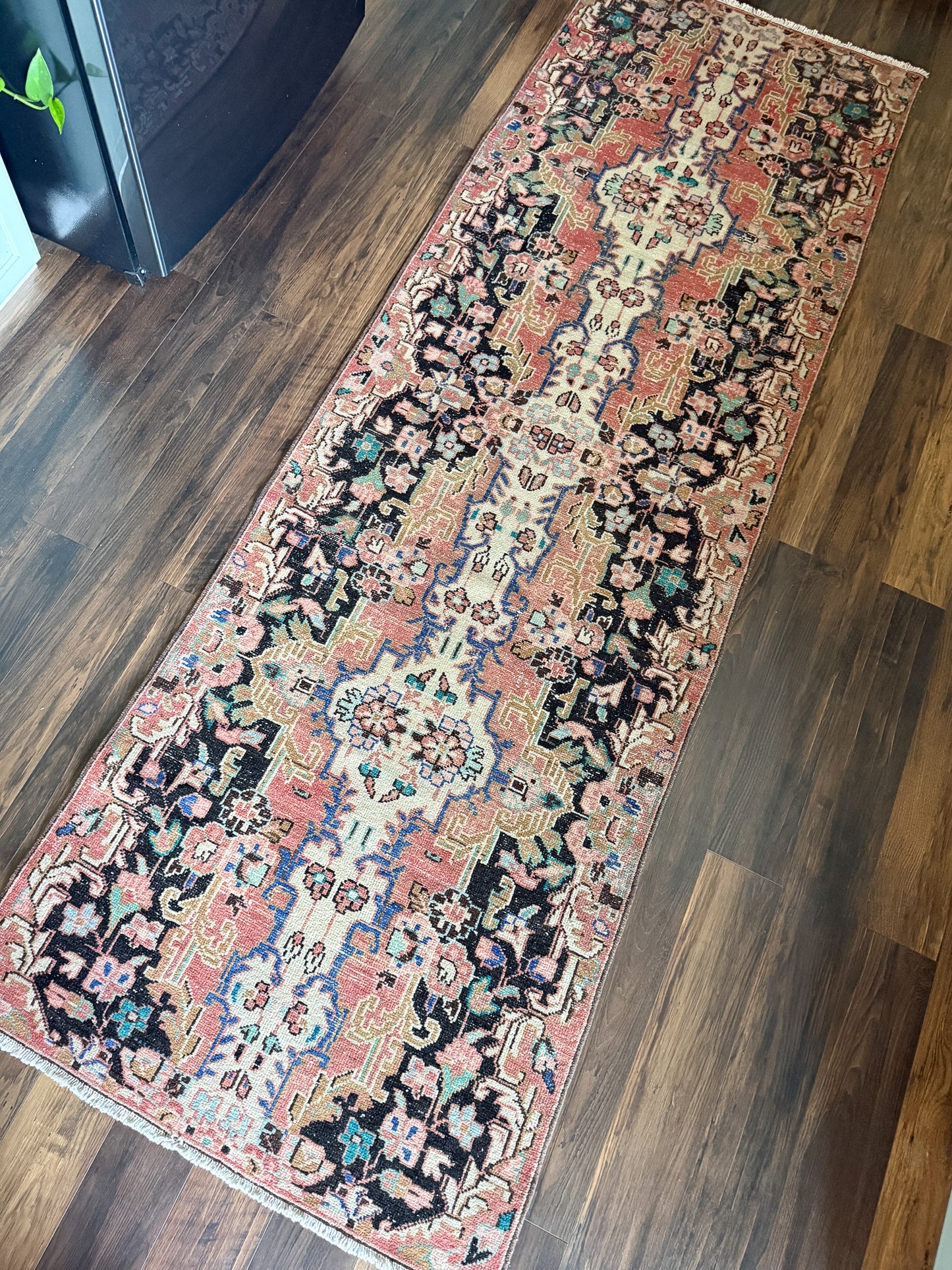 Vintage Karaja Runner Rug No. R1246 - 3.2’x9.5’