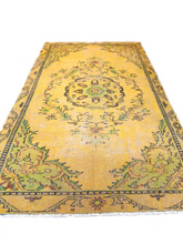 Load image into Gallery viewer, A1110- 5.3&#39; x 8.9&#39; Vintage Turkish OverDyed Area Rug
